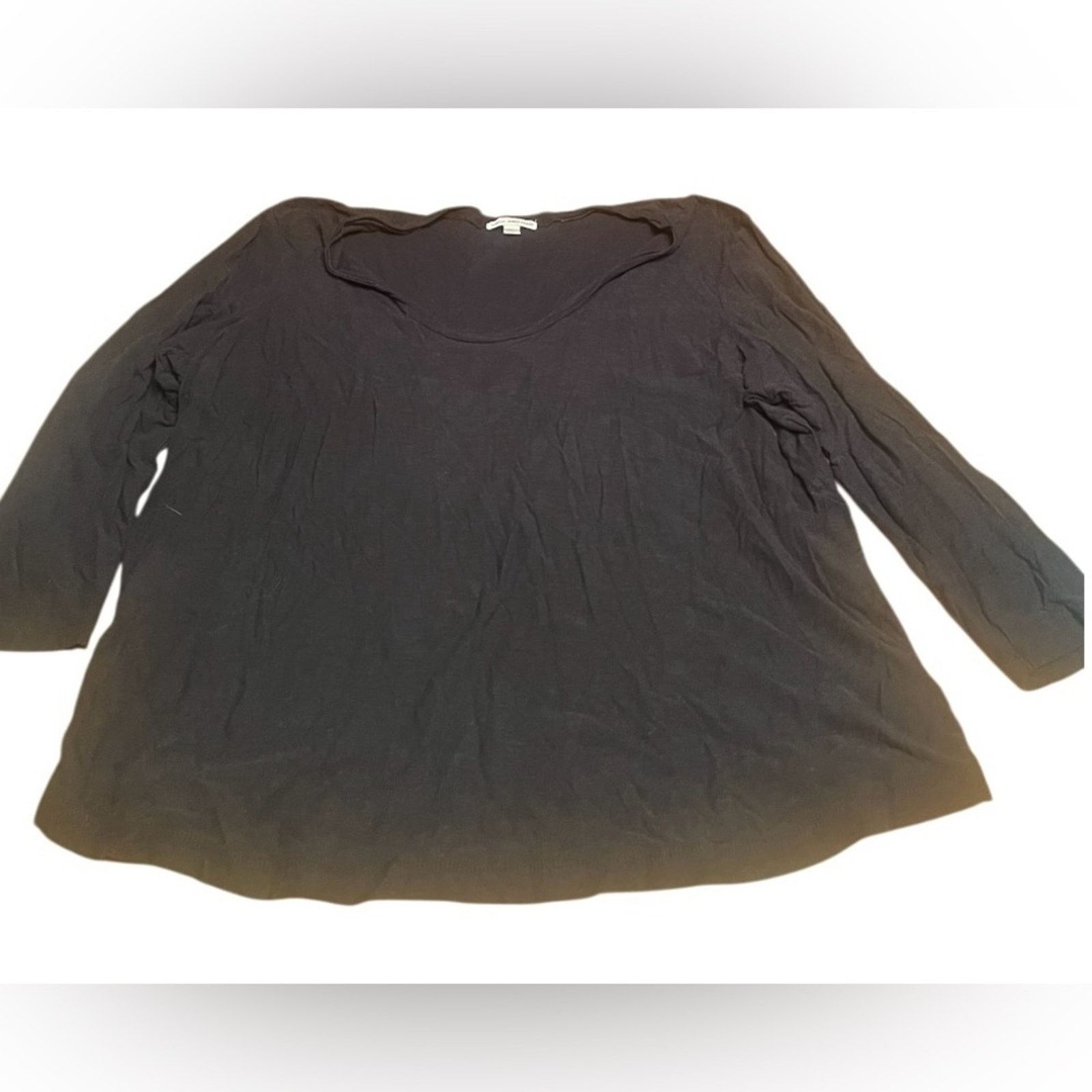 James Perse Standard James Perse slub crew tee long sleeve top, size 4. Size L / US 10 / IT 46 - 1 Thumbnail