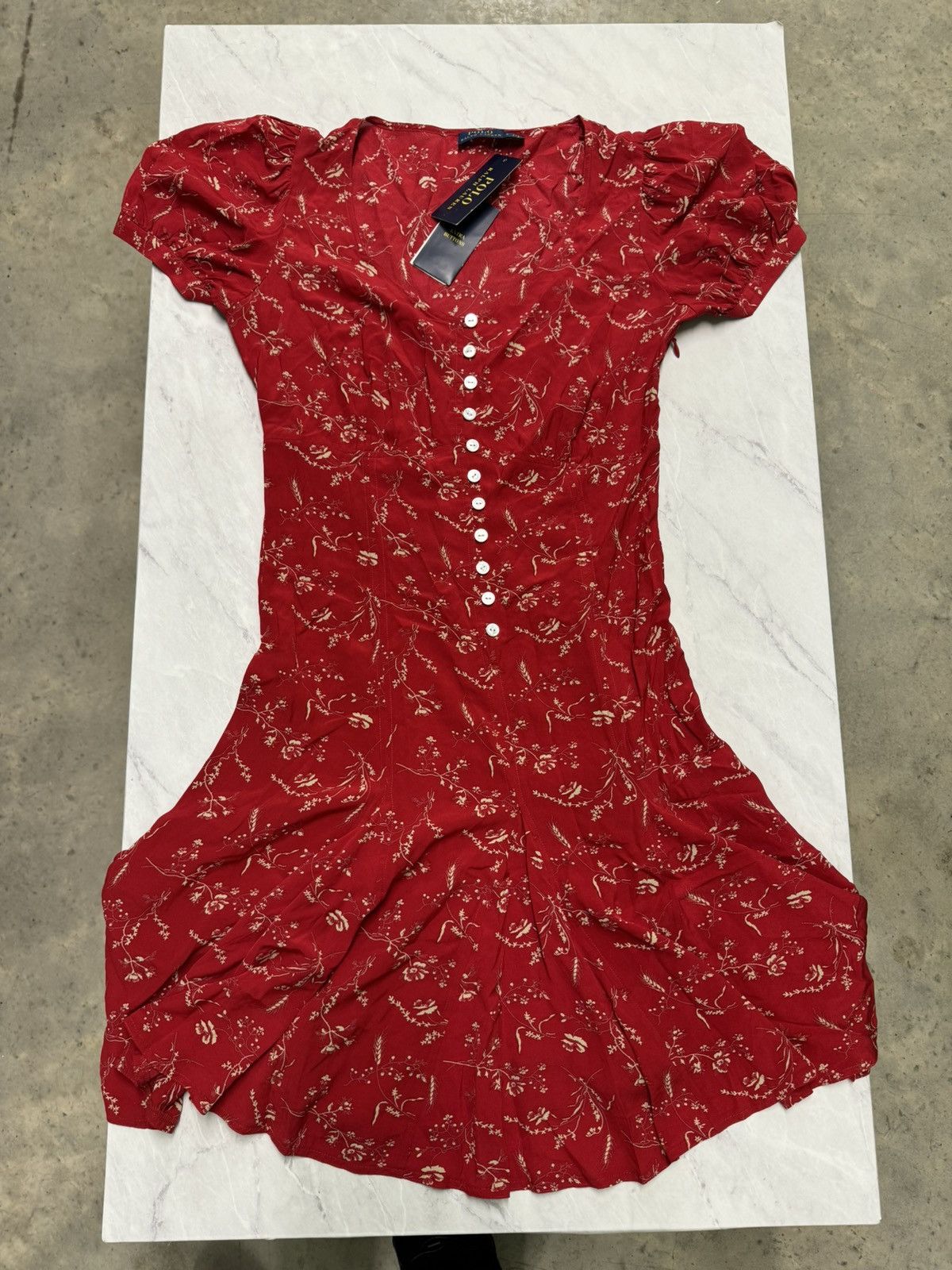 image of Polo Ralph Lauren Ralph Laurent Polo Dress in Red, Women's (Size XS)