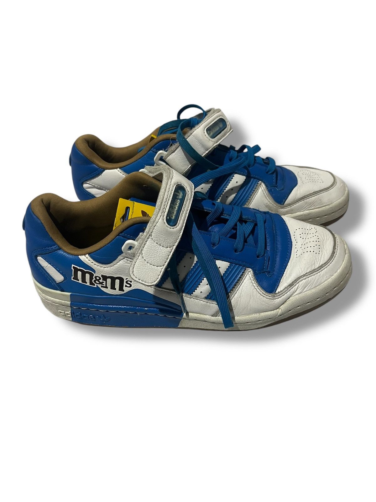Adidas GENUINE - ADIDAS x M&MS Blue Forum Low 84 Trainers Size US 9 / EU 42 - 6 Thumbnail