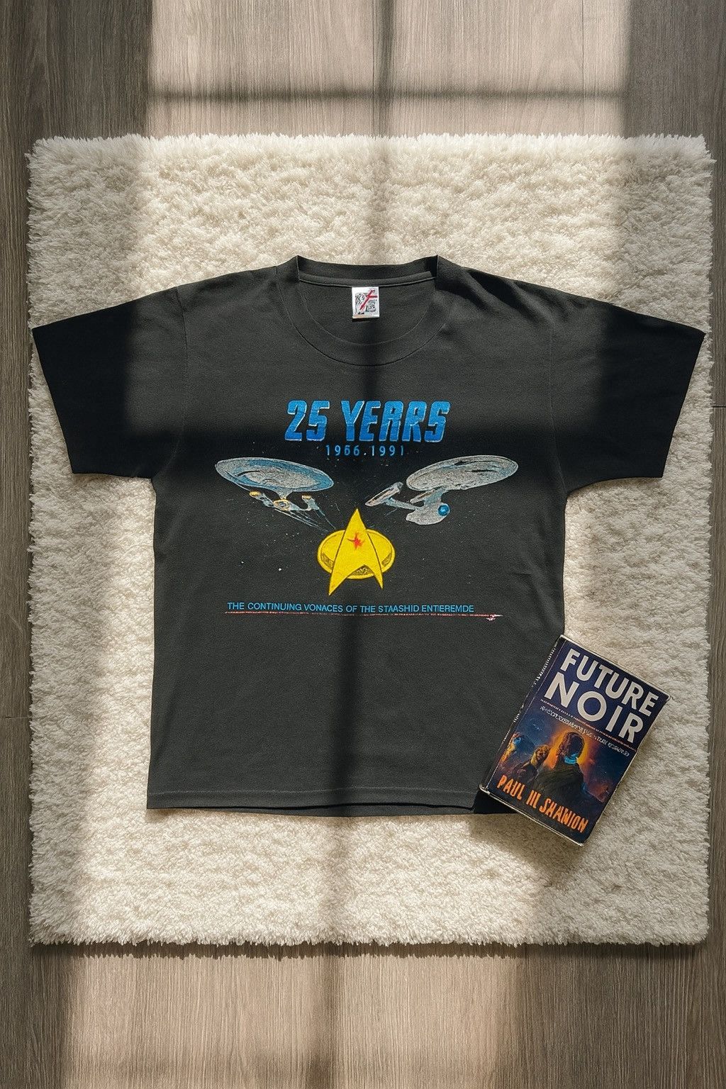 Vintage VINTAGE JERZEES STAR TREK 25 YEARS 1966-1991 TSHIRT Size US M / EU 48-50 / 2 - 1 Thumbnail