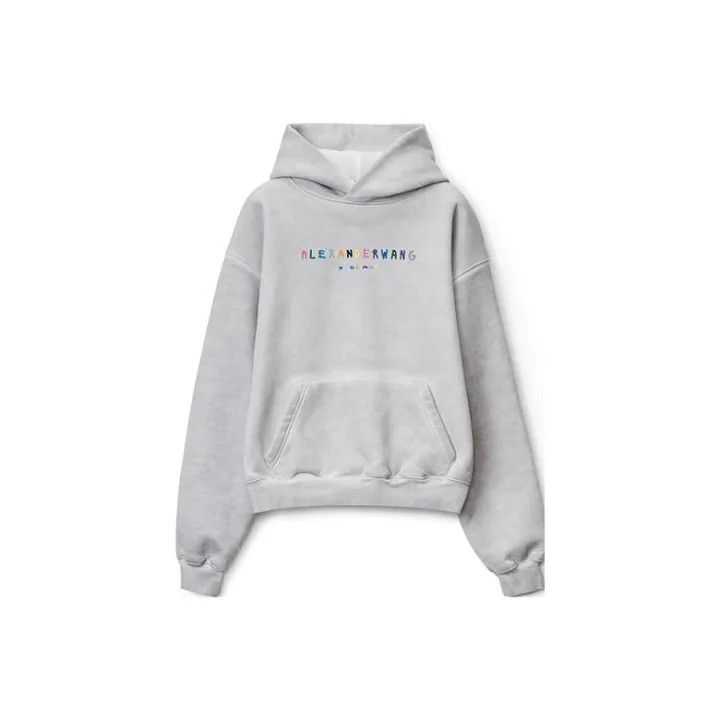 Alexander Wang Alexander Wang Colorful Logo Hoodie 0079 Size XL / US 12-14 / IT 48-50 - 1 Thumbnail