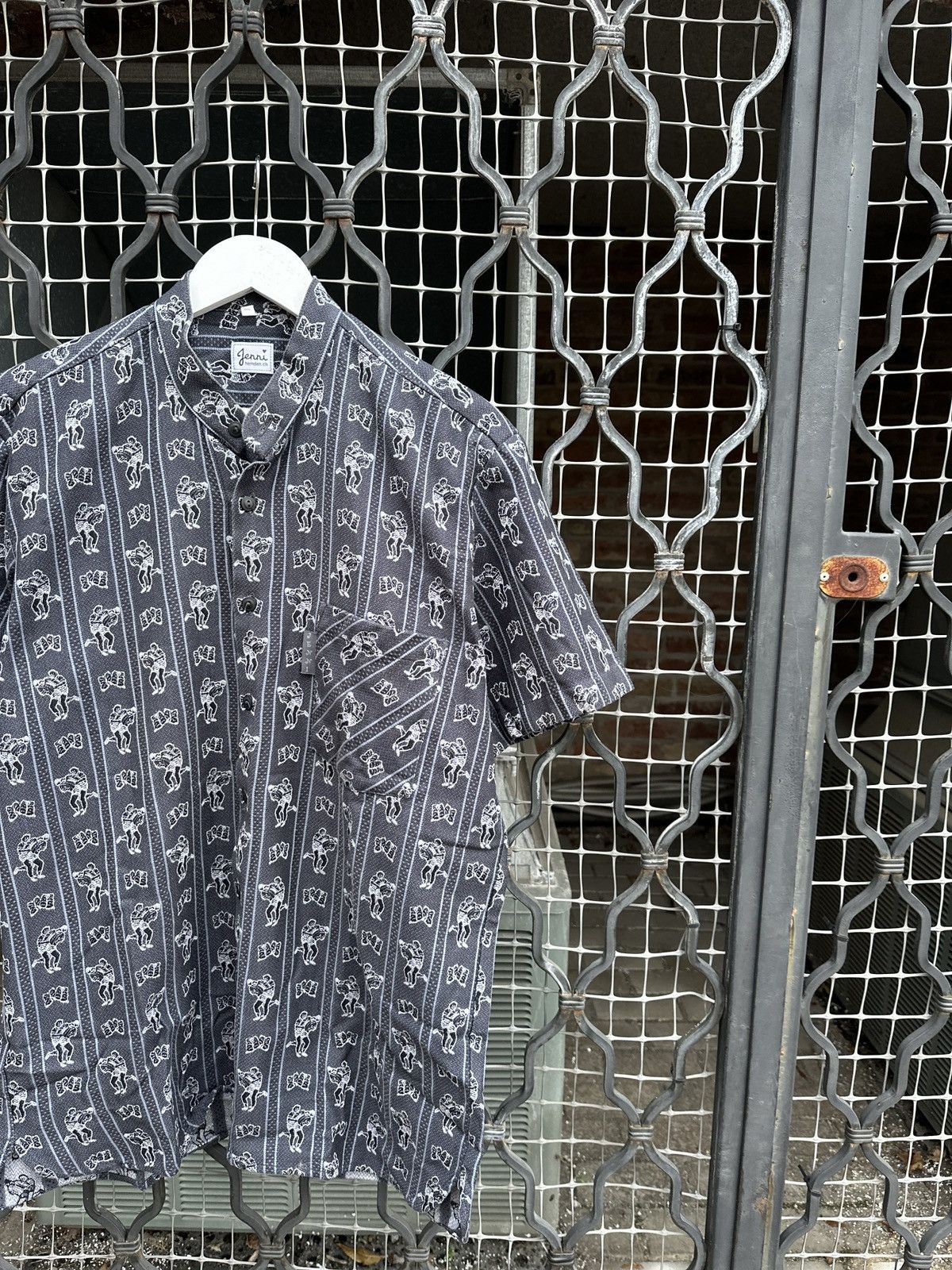 Vintage Vintage 90s Jenni Hand Made Hawaiian shirt Wrestling y2k og Size US M / EU 48-50 / 2 - 2 Thumbnail