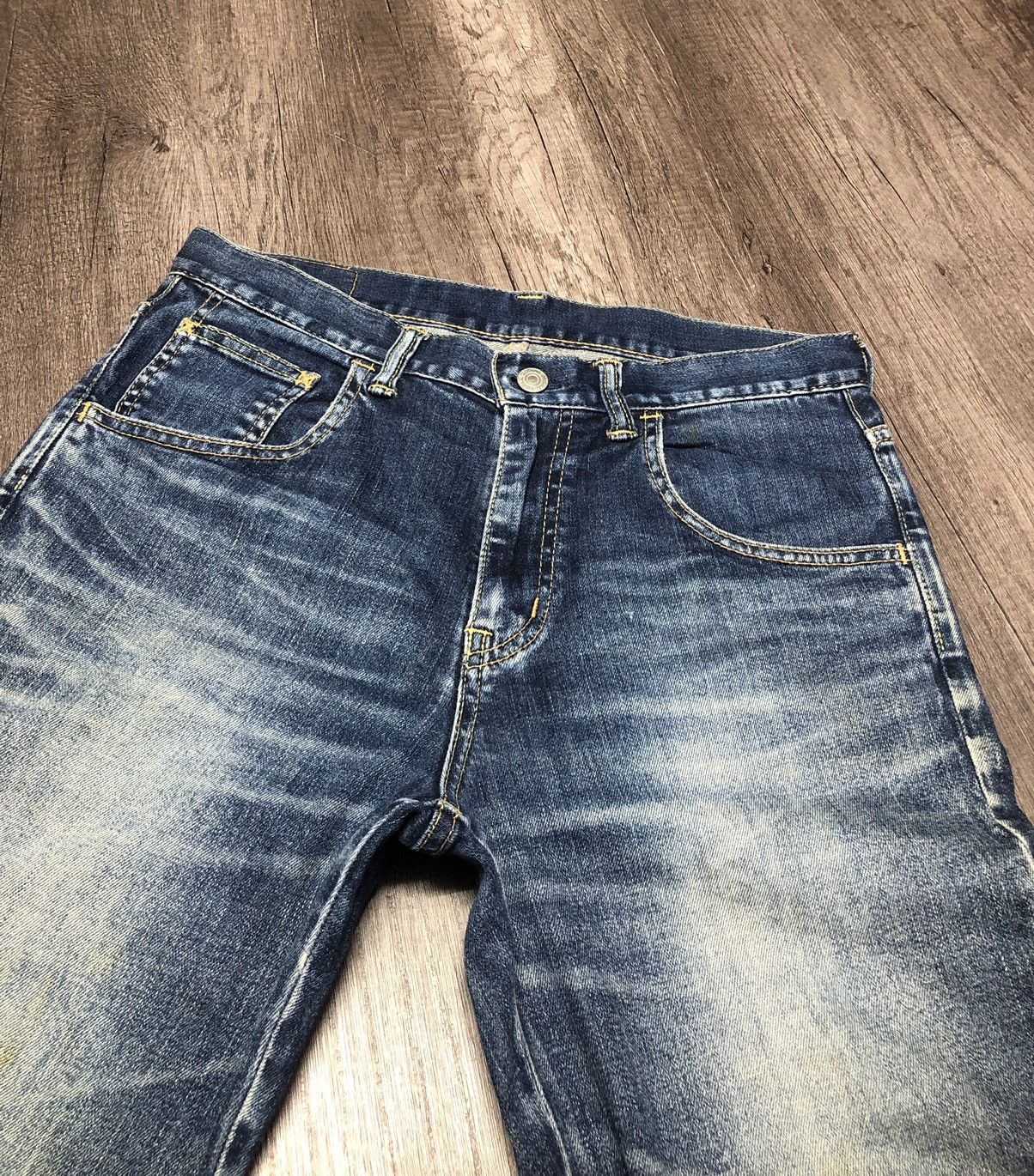 Blue Blue Japan × Eternal × Japanese Brand Eternal Deep Blue Selvedge Denim Jeans Size US 30 / EU 46 - 6 Thumbnail