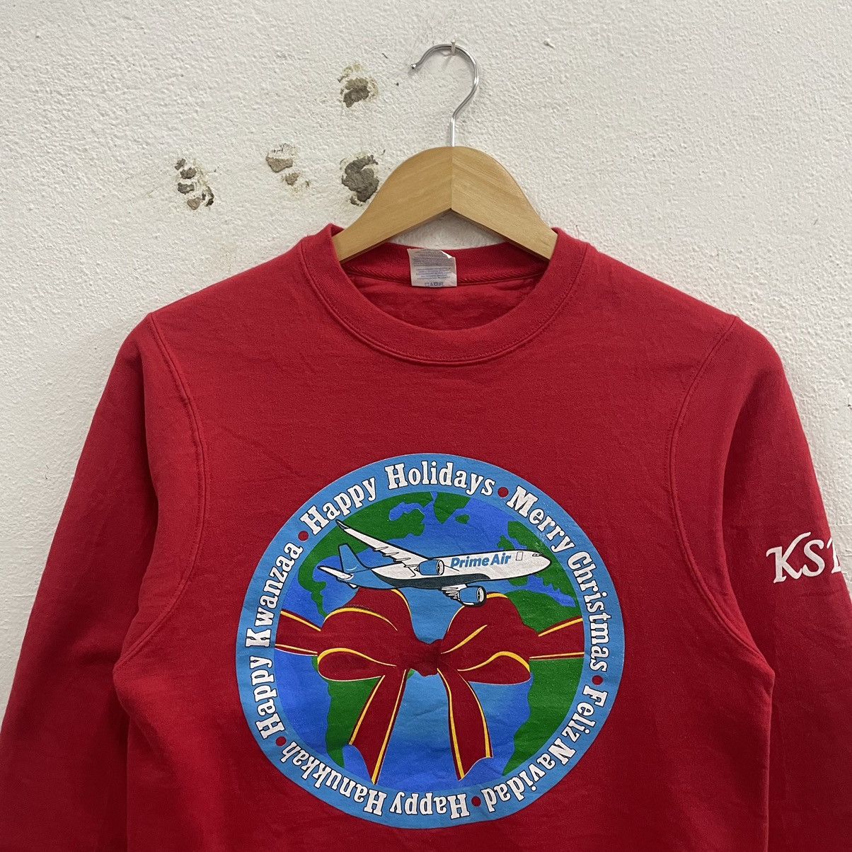 Vintage 🔥Vintage Merry Christmas Big Image Design Sweatshirt Size US XXS / EU 40 - 3 Thumbnail