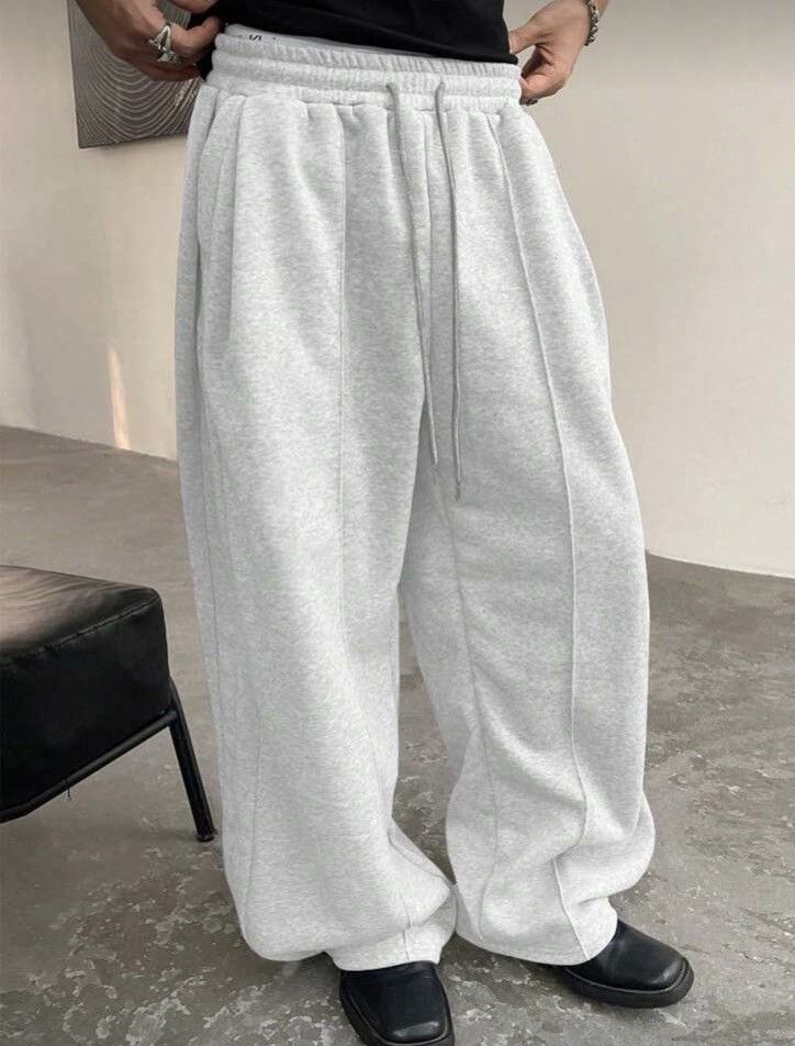 Japanese Brand Baggy Sweatpants - Retro Style Sportswear Fit Size US 33 - 2 Thumbnail