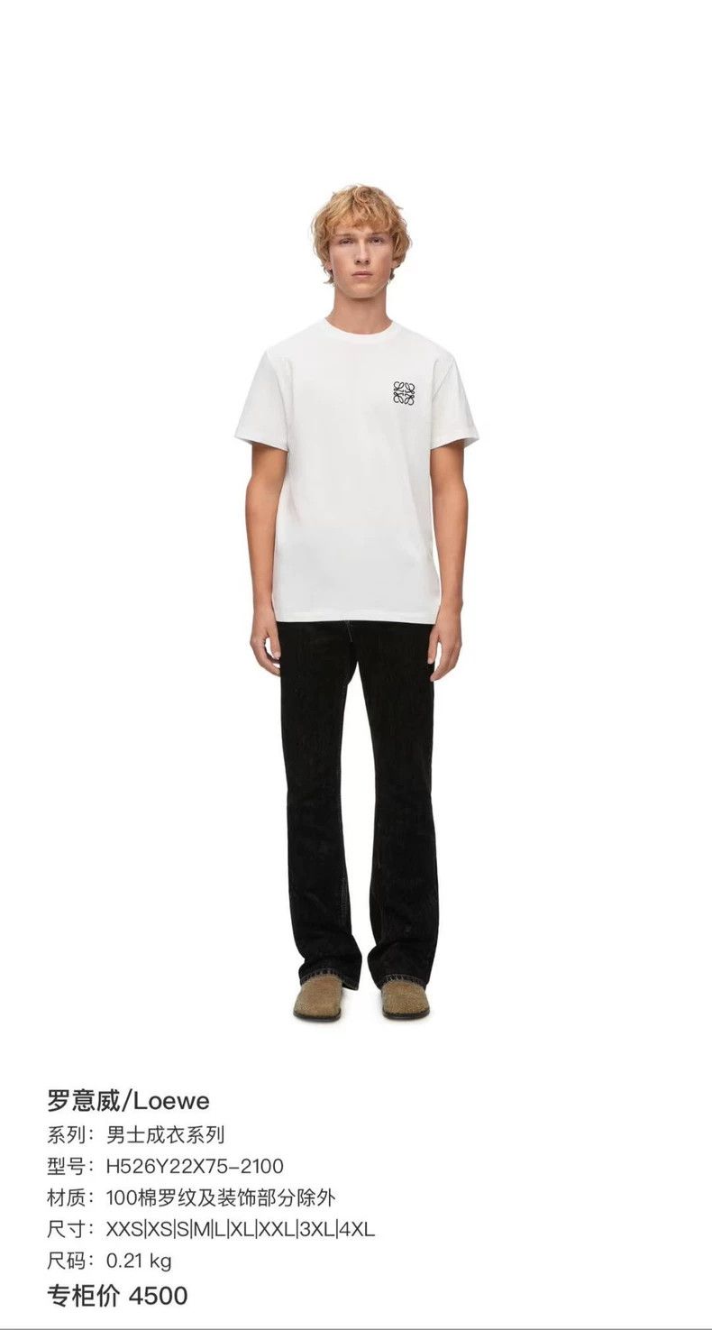 Loewe loewe White short sleeves 2505-Nextarrow Size US S / EU 44-46 / 1 - 5 Thumbnail