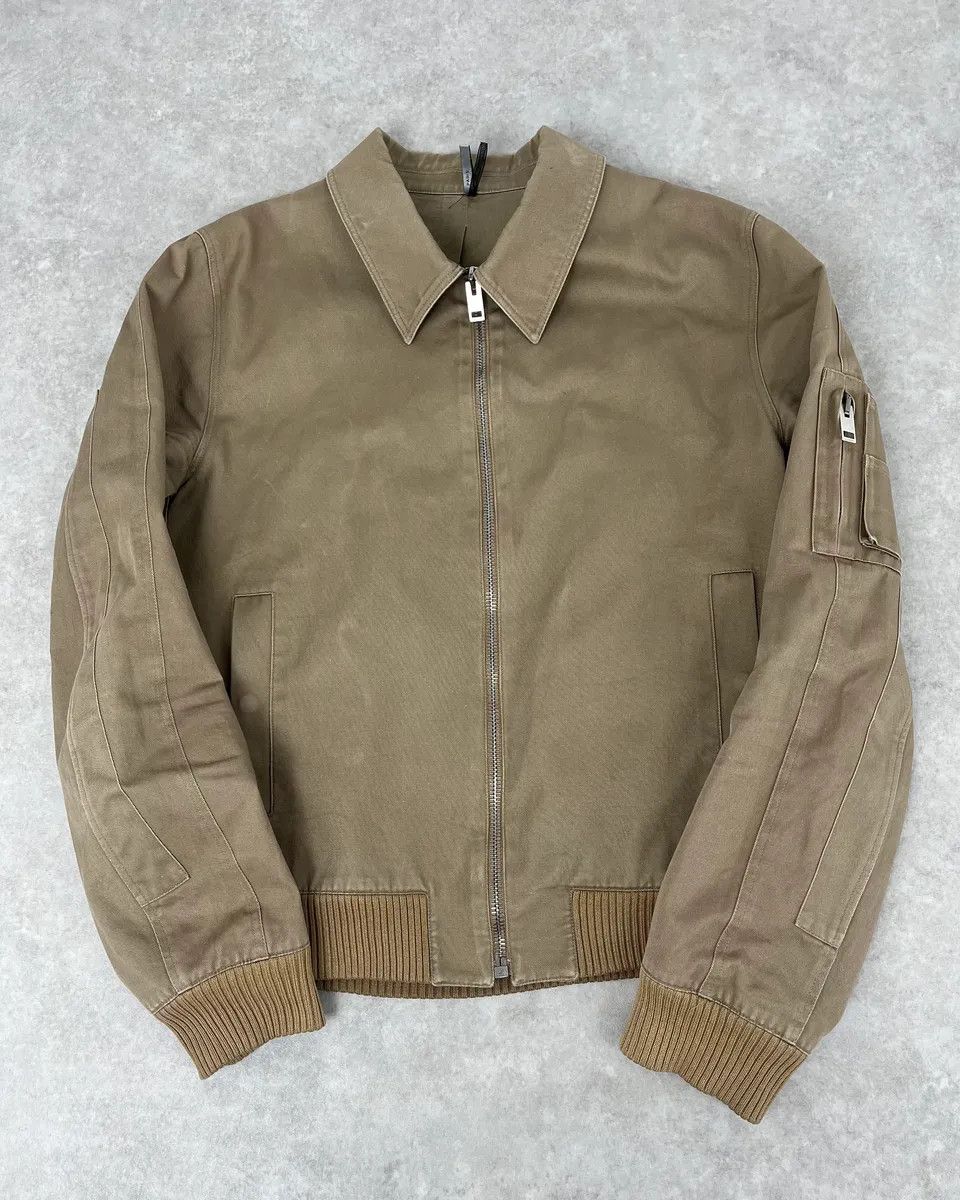 Dior SS2005 Dior Beige Cotton Bomber Jacket Cargo Pocket by Hedi Slimane Size US M / EU 48-50 / 2 - 1 Thumbnail