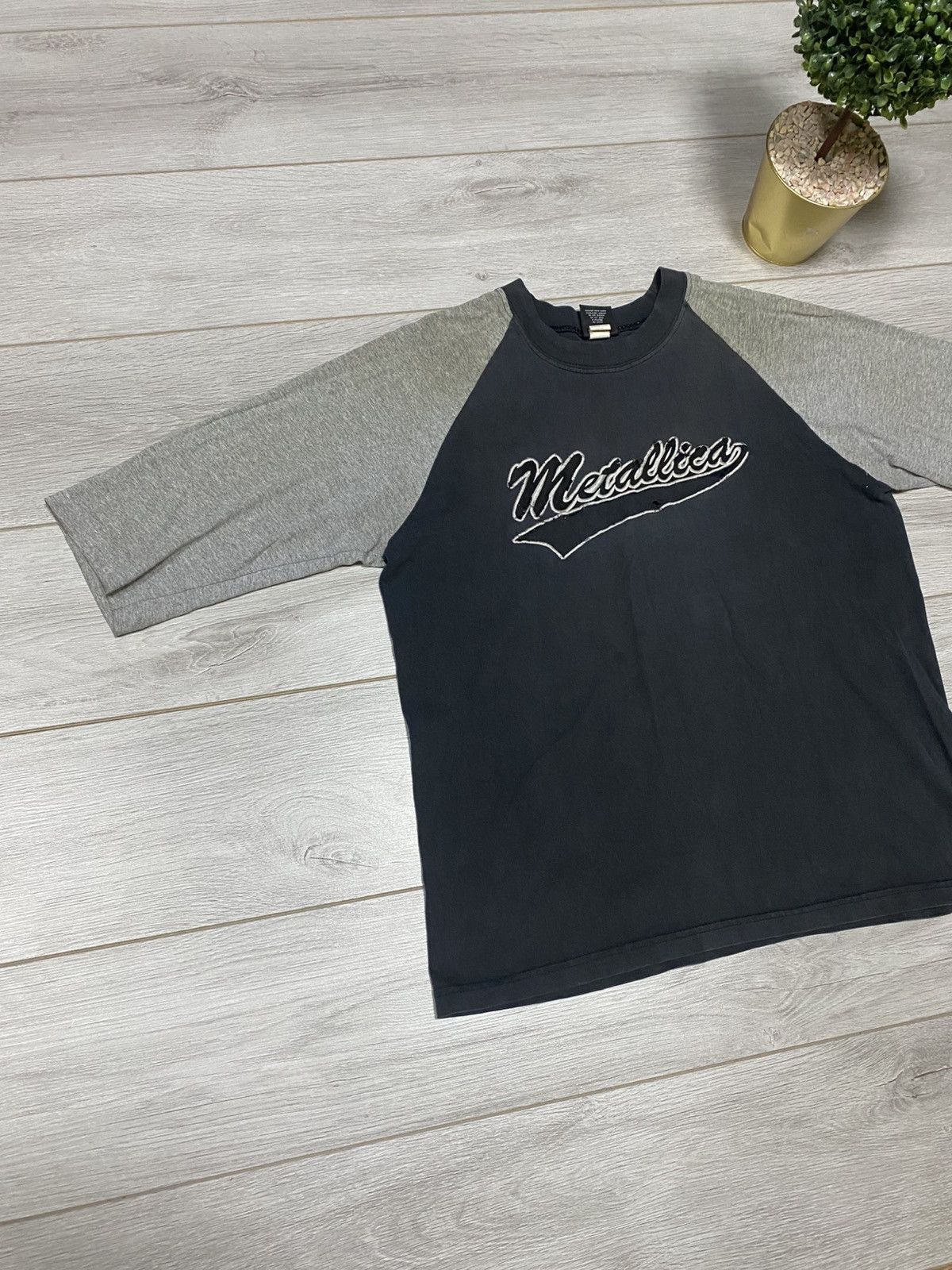 Metallica Metallica Giant USA vintage baseball jersey raglan big logo Size US L / EU 52-54 / 3 - 4 Thumbnail
