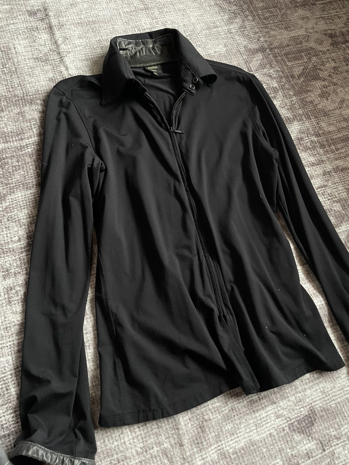 Jean Paul Gaultier Jean Paul Gaultier Homme Leather Zip Long Sleeve Shirt Size US M / EU 48-50 / 2 - 22 Thumbnail
