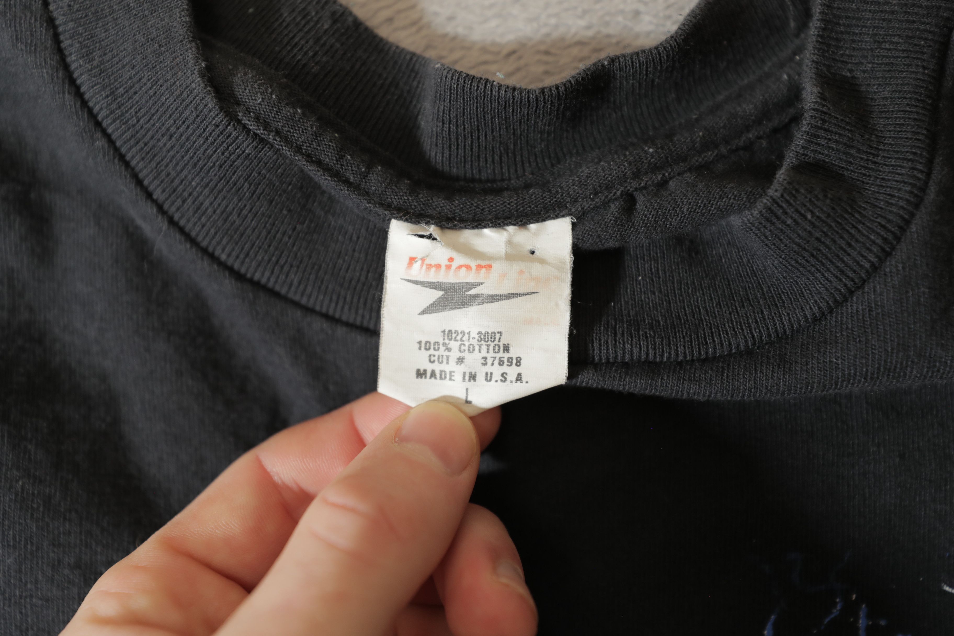 Vintage Union Strength Union Power Local 708 Denver Tee (L) Size US L / EU 52-54 / 3 - 9 Thumbnail