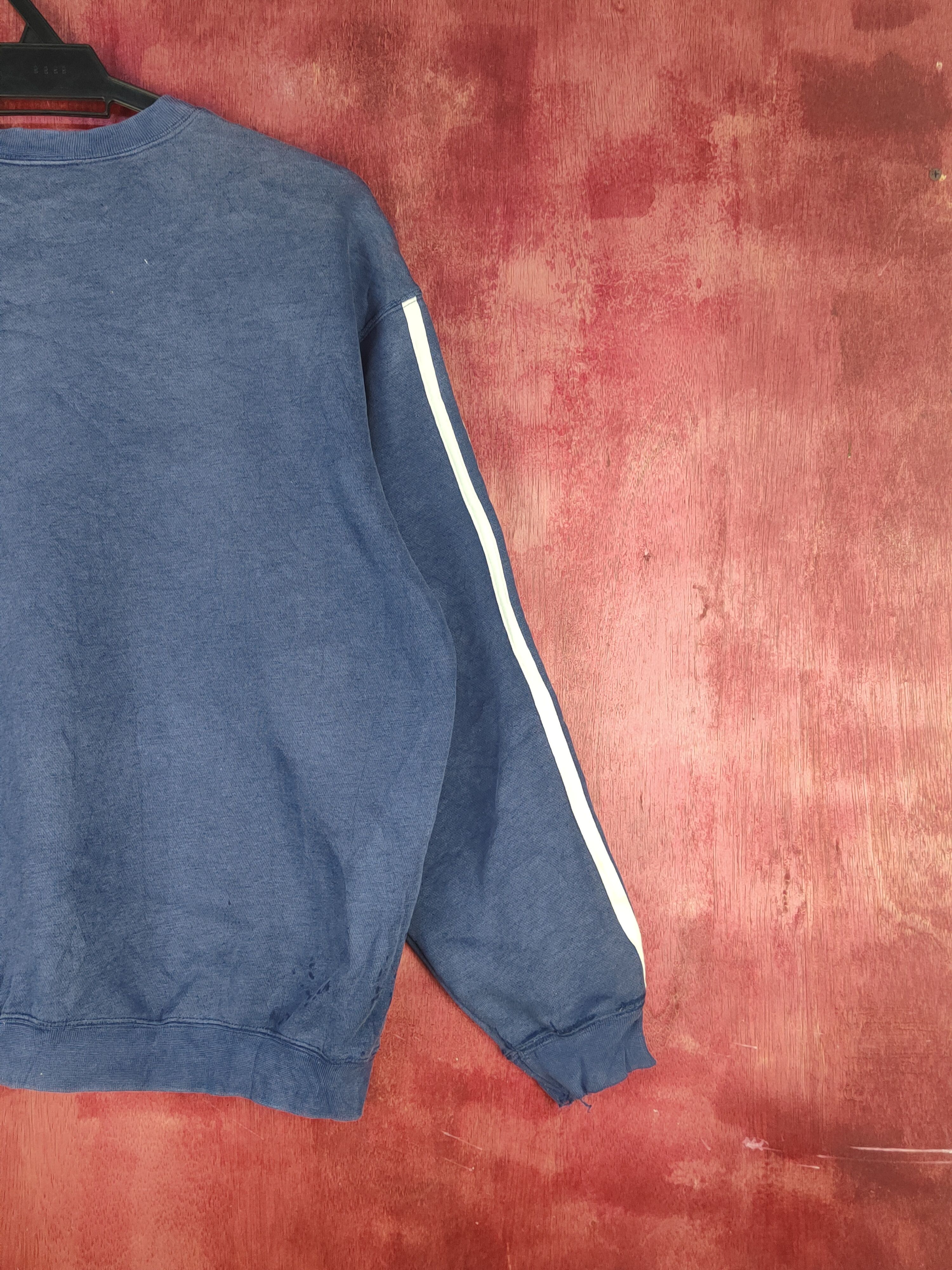 Adidas Adidas Blue Faded Sweatshirts #S1883 Size US M / EU 48-50 / 2 - 10 Thumbnail