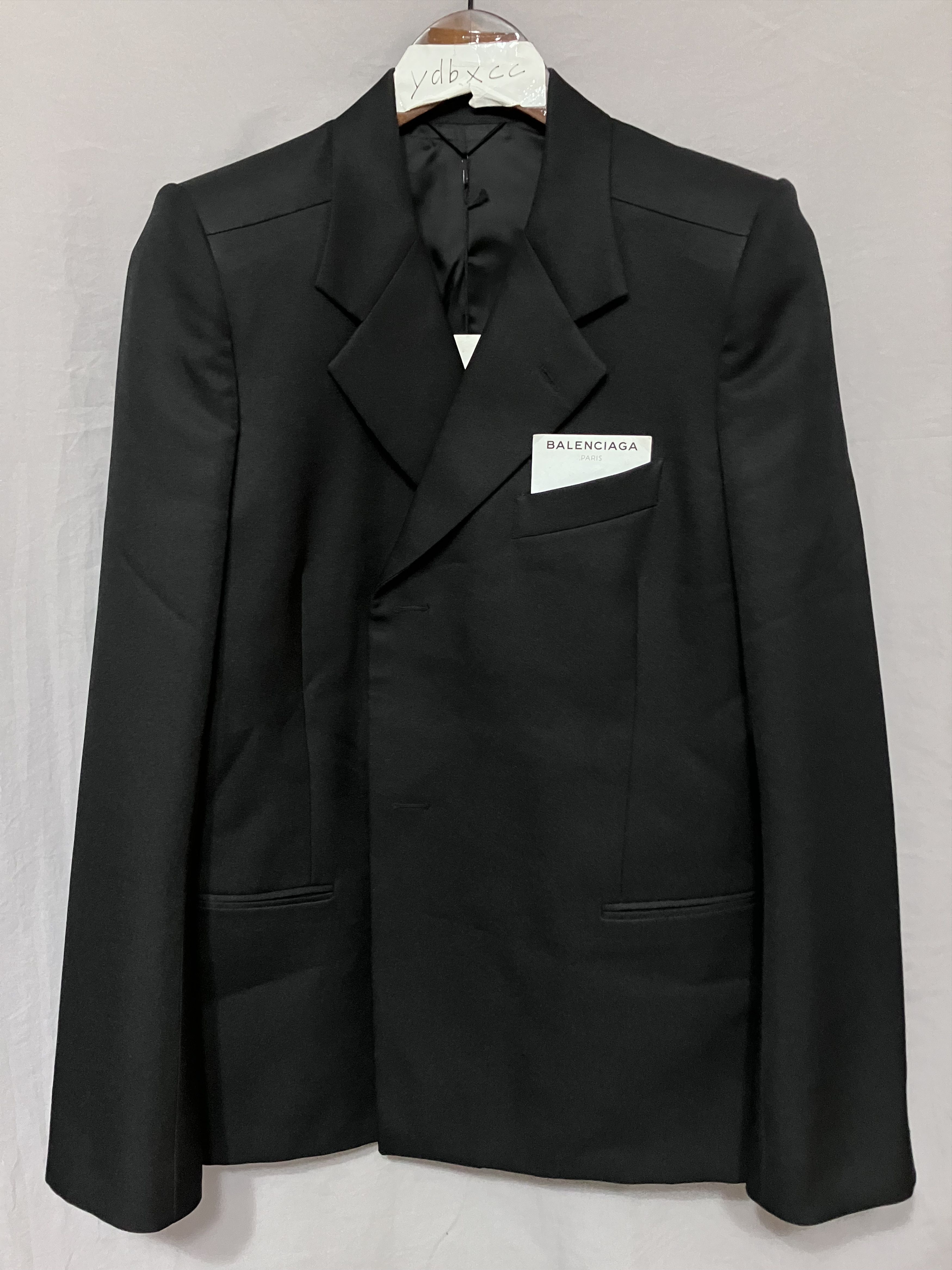 BY DEMNA SS17 LOOK 26 BLACK SUIT FULL SET (50/48)