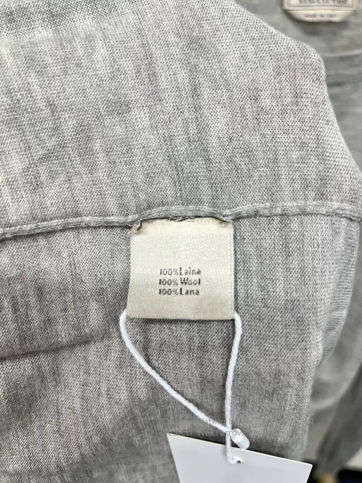 Hermes Hermes Gray Wool Knit Long. Size US XXL / EU 58 / 5 - 4 Thumbnail