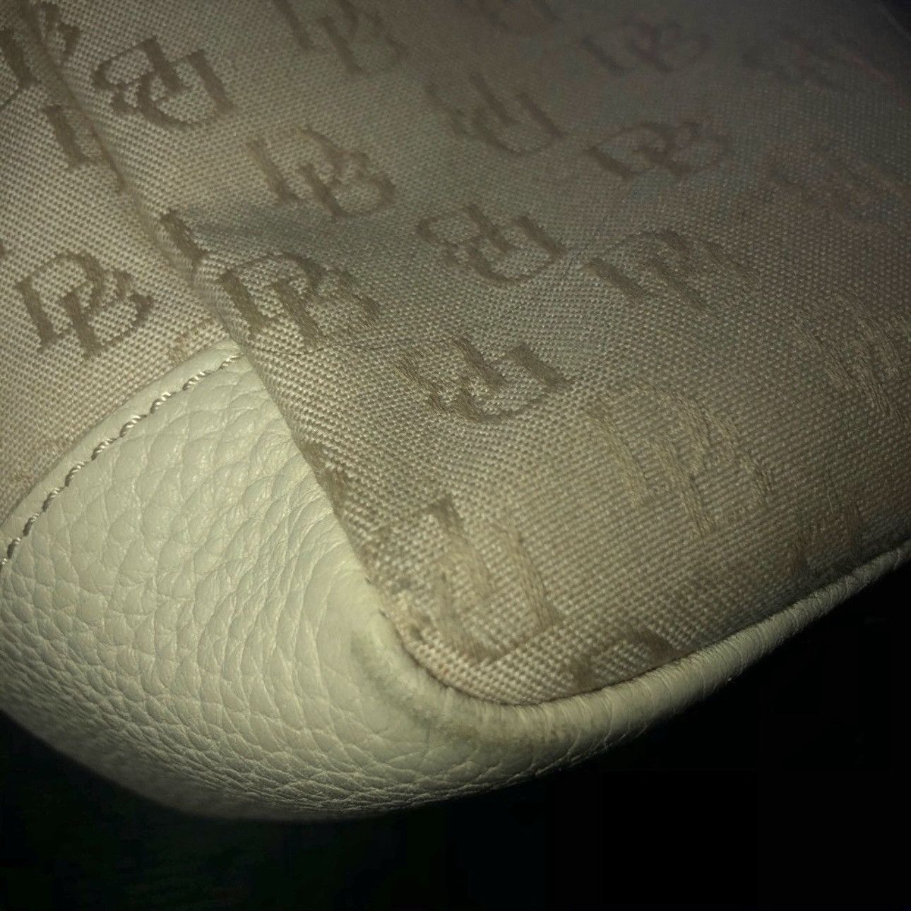 Dooney & Bourke Vintage Dooney & Bourke cream double handle signature bag Size ONE SIZE - 11 Thumbnail