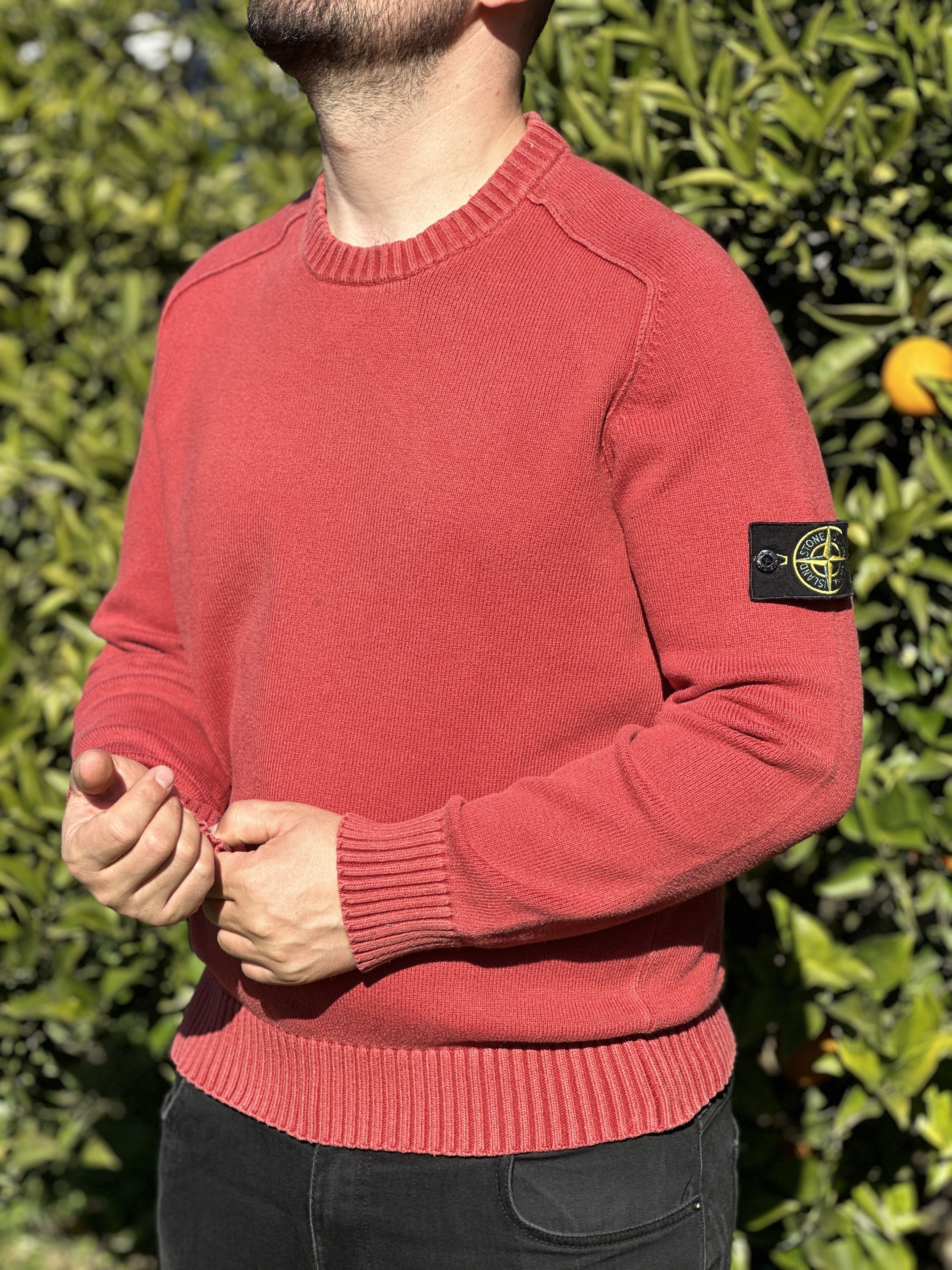 Crewneck Stone Island Pulli Rot 2011 Stone Island Collection Light 