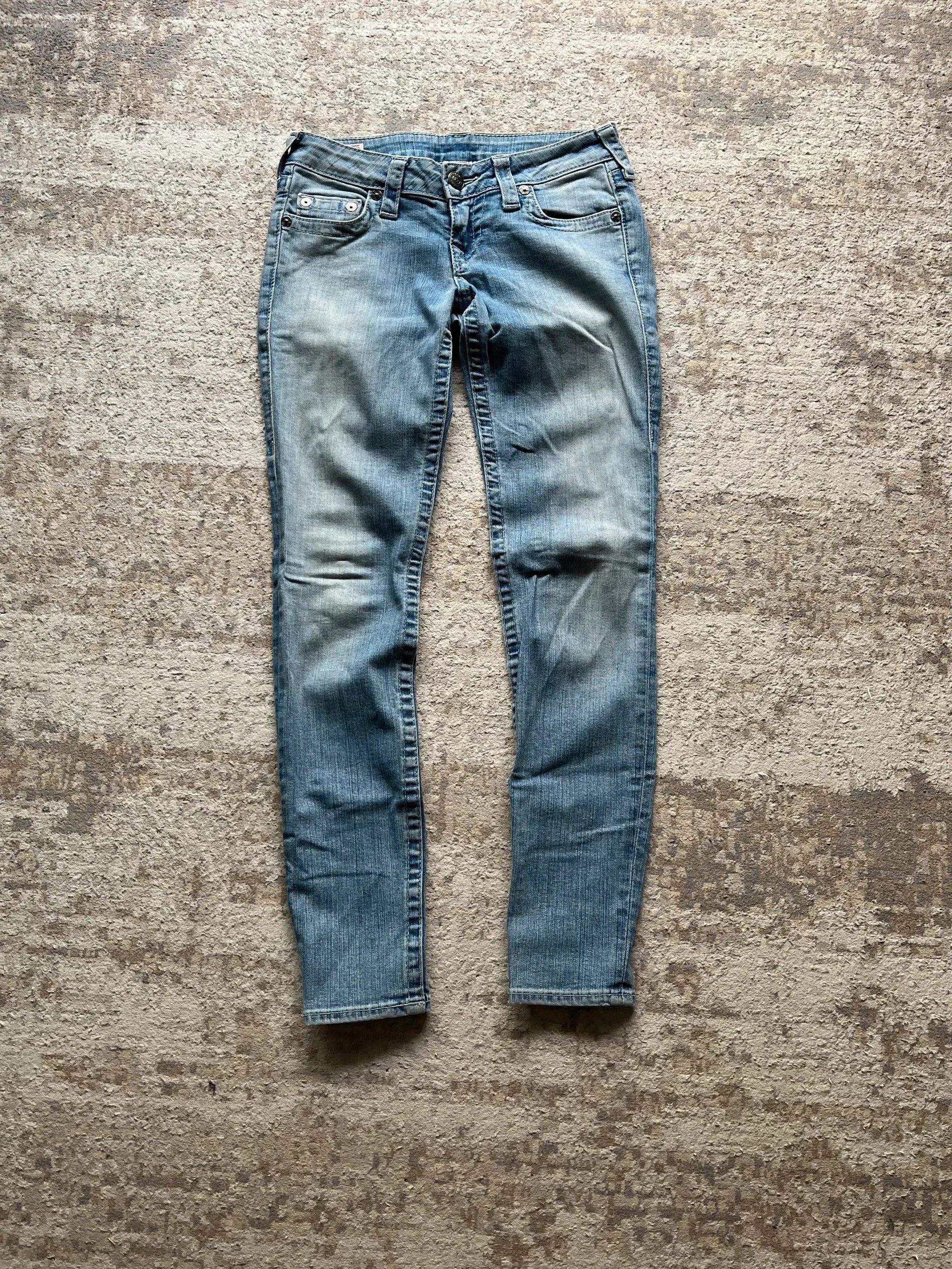 True Religion True Religion Made in USA Slim Fit Jeans Denim Sz W 26 Size 26" / US 2 / IT 38 - 1 Thumbnail