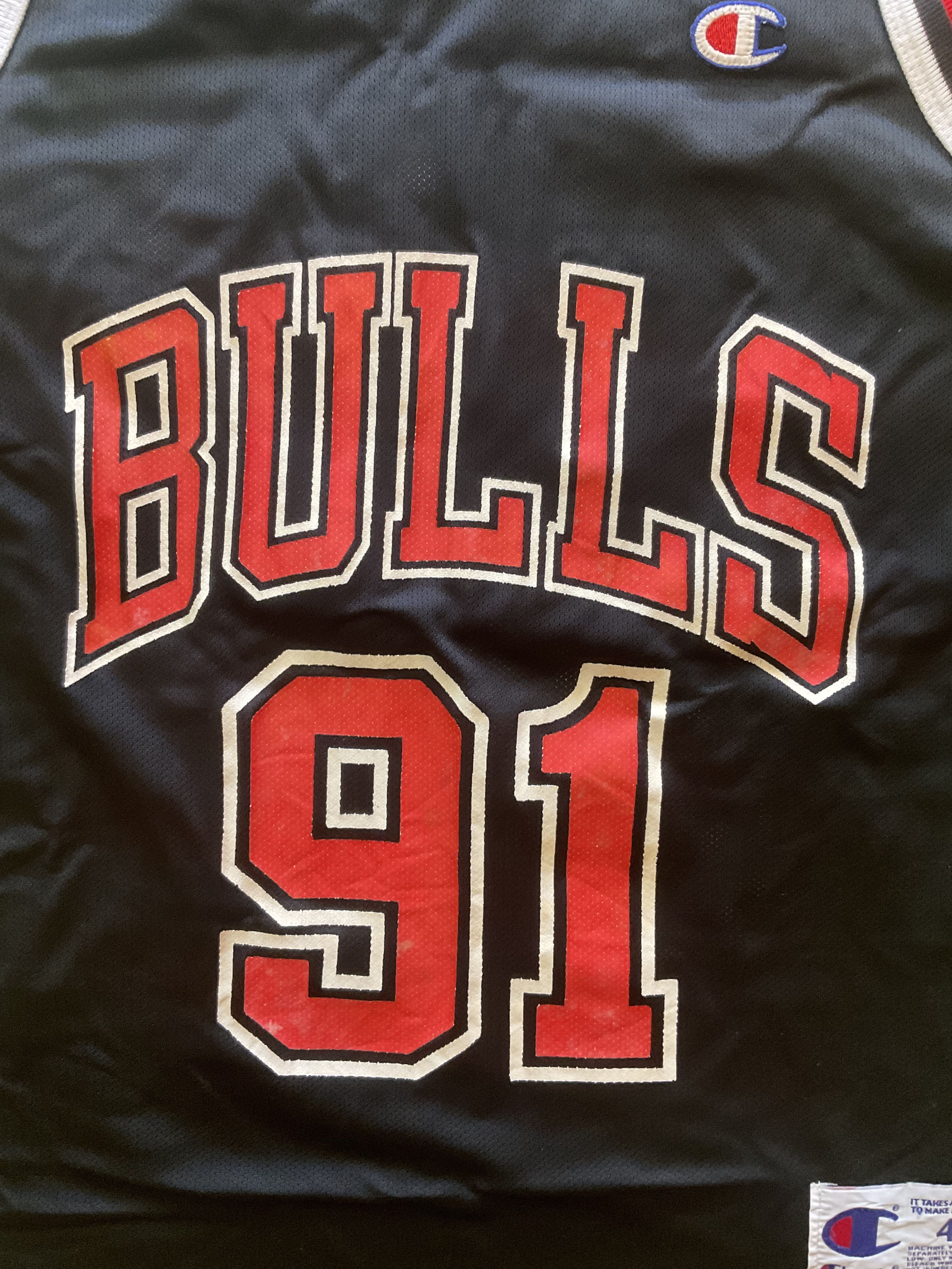 NBA Vintage Chicago Bulls #91 Dennis Rodman Swingman Jersey Size US M / EU 48-50 / 2 - 3 Thumbnail