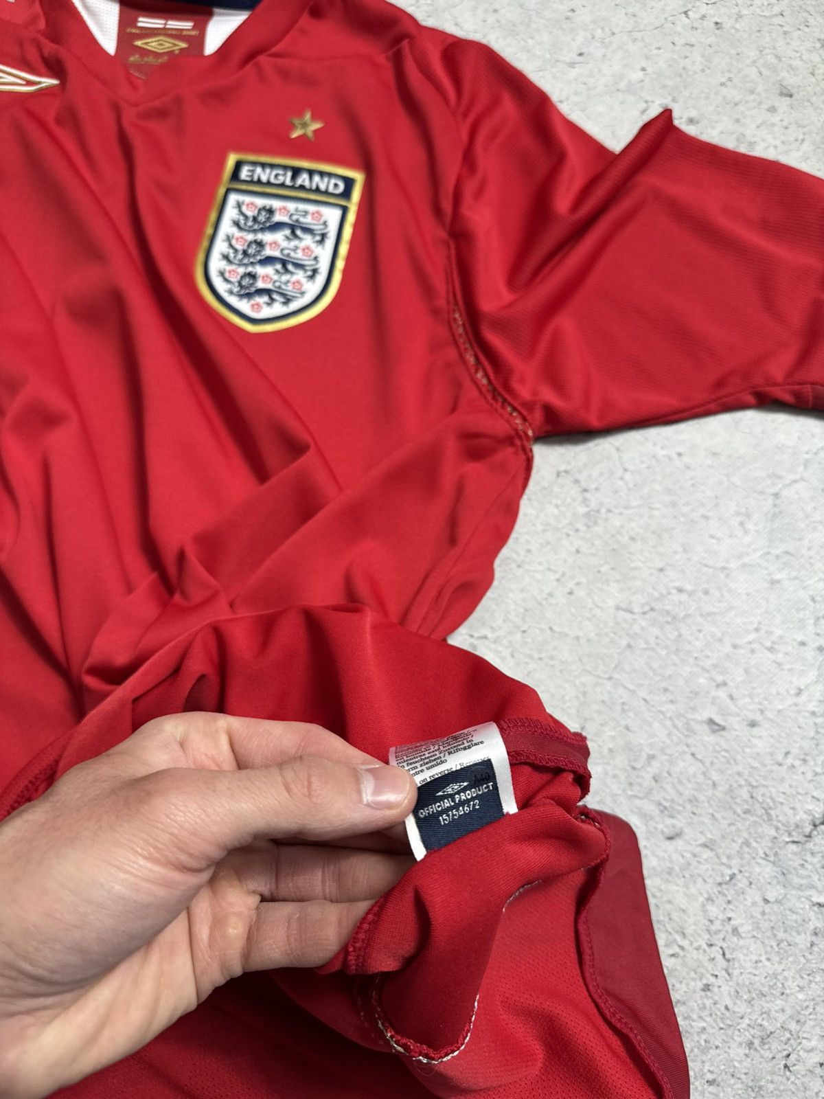 Umbro Umbro England National Team Football Soccer Jersey 2006/2008 Size US M / EU 48-50 / 2 - 10 Thumbnail