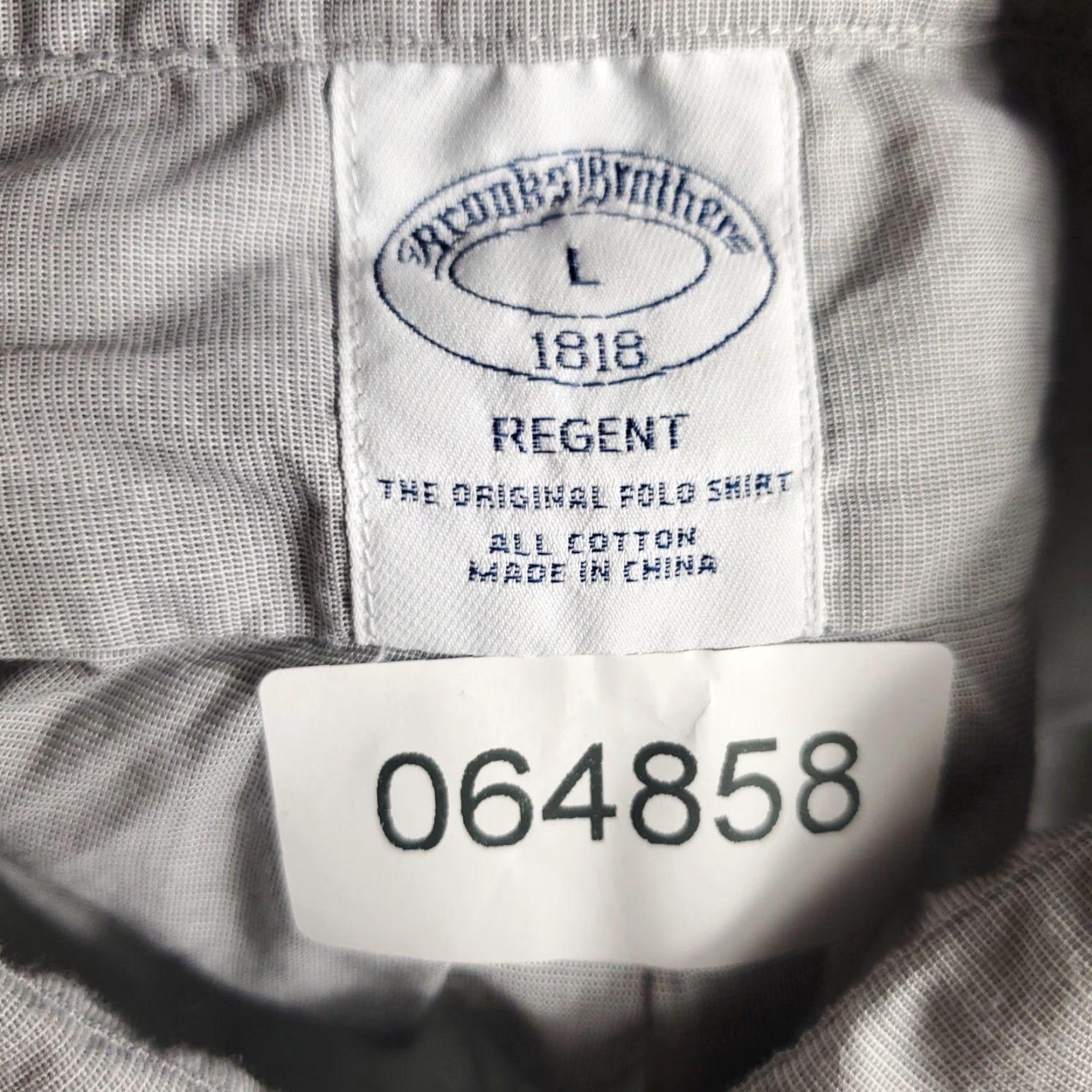 Brooks Brothers Brooks Brothers Shirt Mens Large Gray Regent Button Up Long Sleeve Size US L / EU 52-54 / 3 - 7 Thumbnail