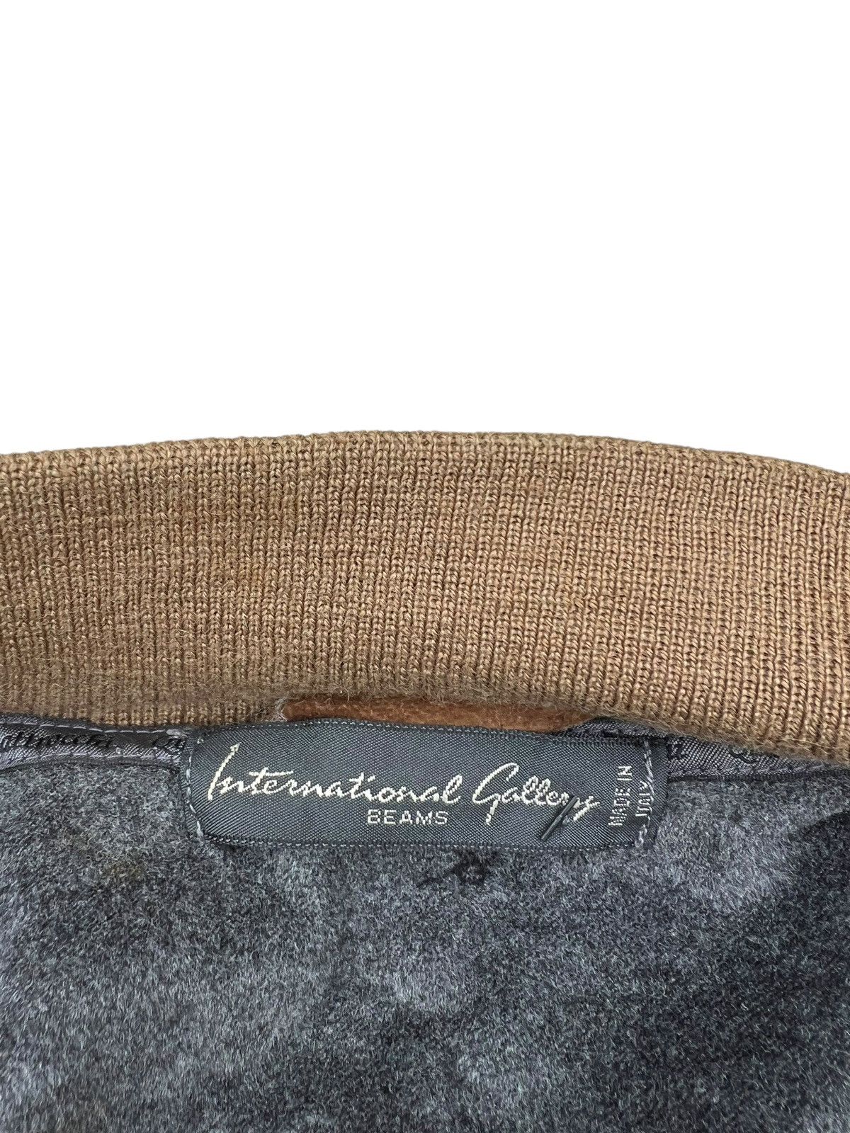 Beams Plus Quttrocchi X Beams Stains Patina Suede Leather Jacket Size US M / EU 48-50 / 2 - 14 Thumbnail