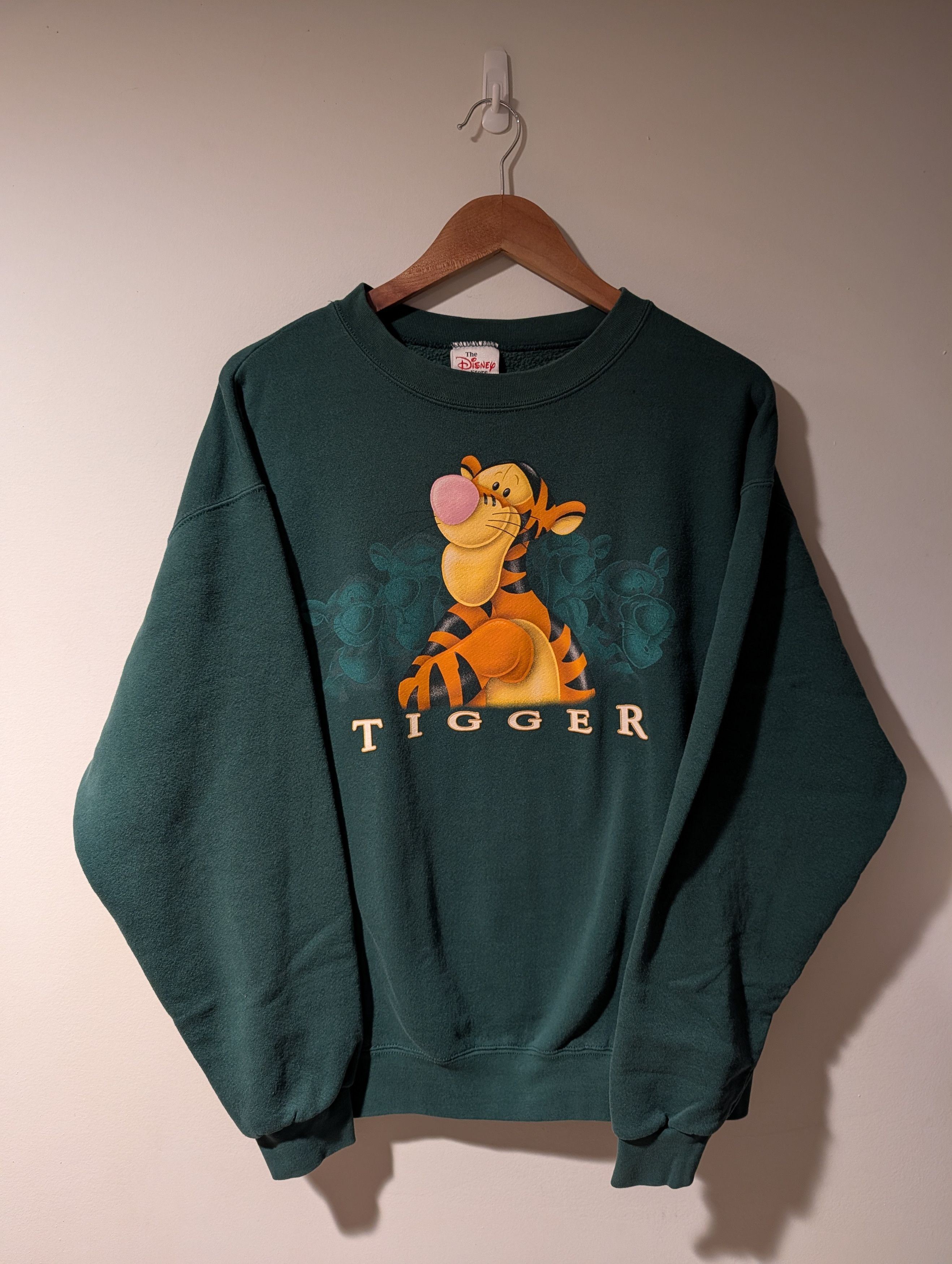 Disney Vintage 90s Winnie the Pooh Tigger Big Print Sweatshirt Size US M / EU 48-50 / 2 - 1 Thumbnail