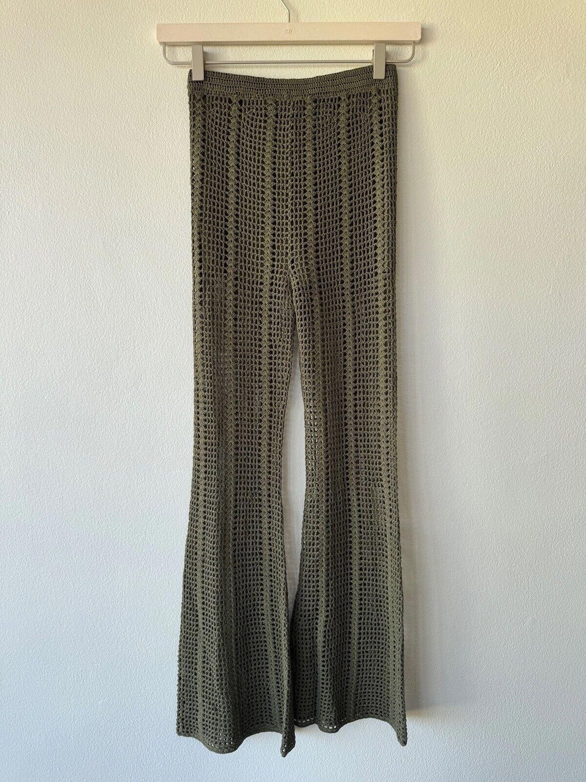 Dion Lee New dion lee knit pinnacle crochet pant extra small xs moss Size 26" / US 2 / IT 38 - 5 Thumbnail