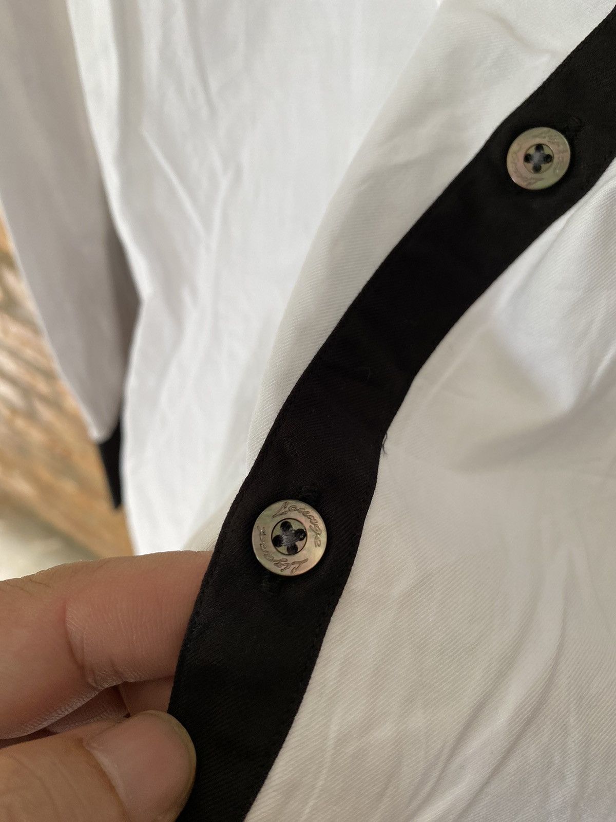 Lounge Lizard 2000s Lounge Lizard black Stripe button up Size US M / EU 48-50 / 2 - 6 Thumbnail