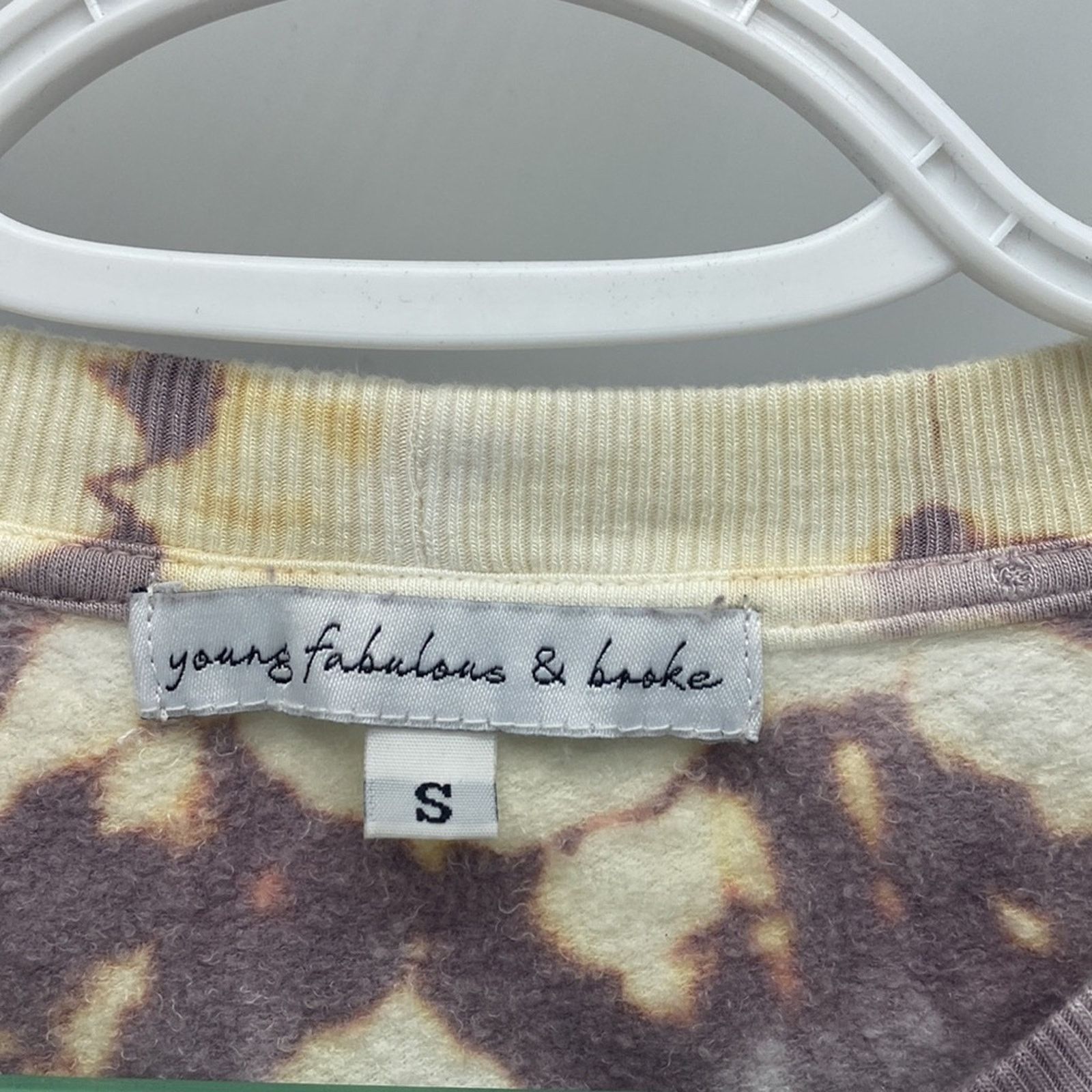 Young Fabulous & Broke Young Fabulous & Broke Purple Tie Dye Sweatshirt soft sz S Size S / US 4 / IT 40 - 2 Thumbnail