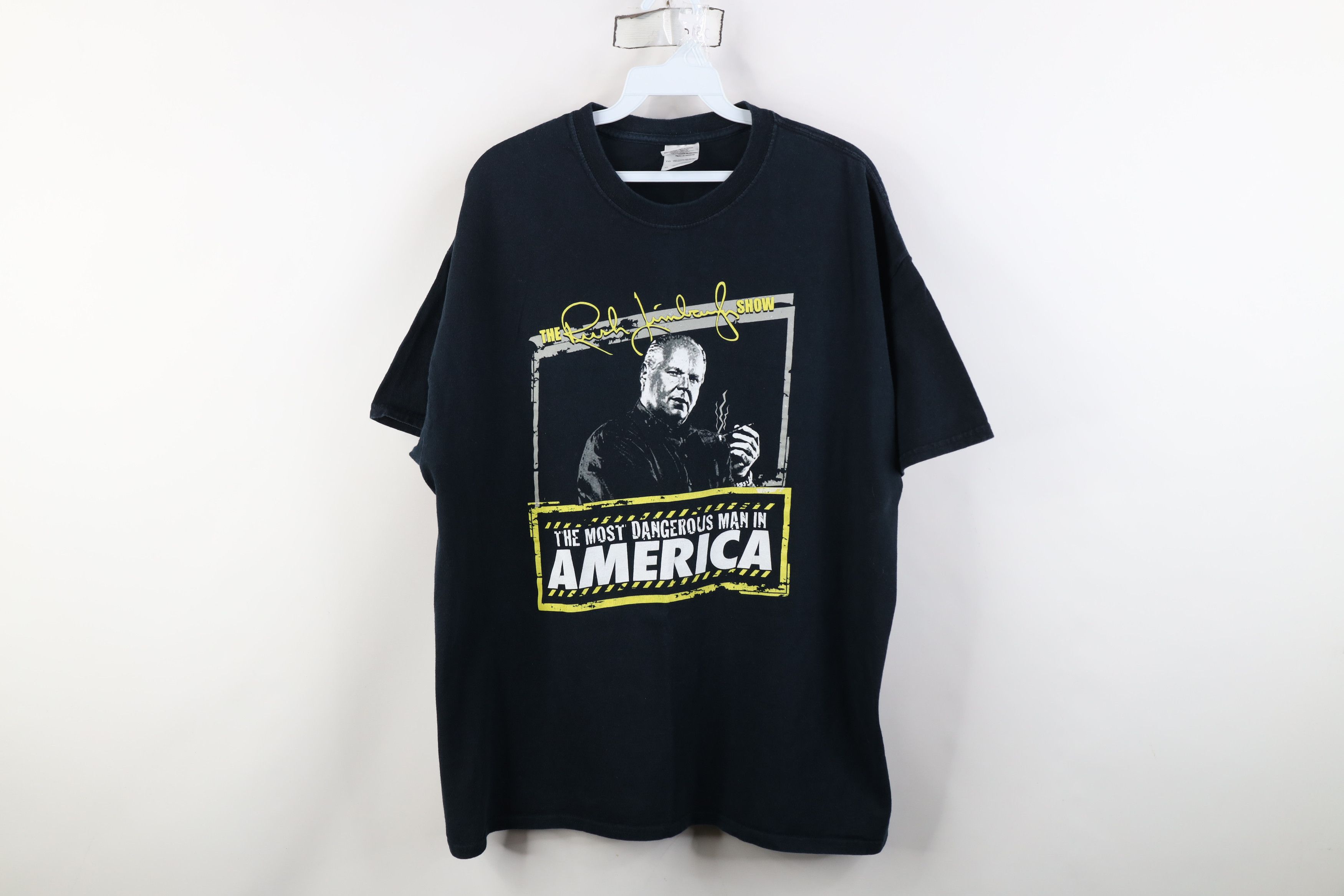 Vintage Vintage Rush Limbaugh Most Dangerous Nation T-Shirt Size US XL / EU 56 / 4 - 1 Thumbnail