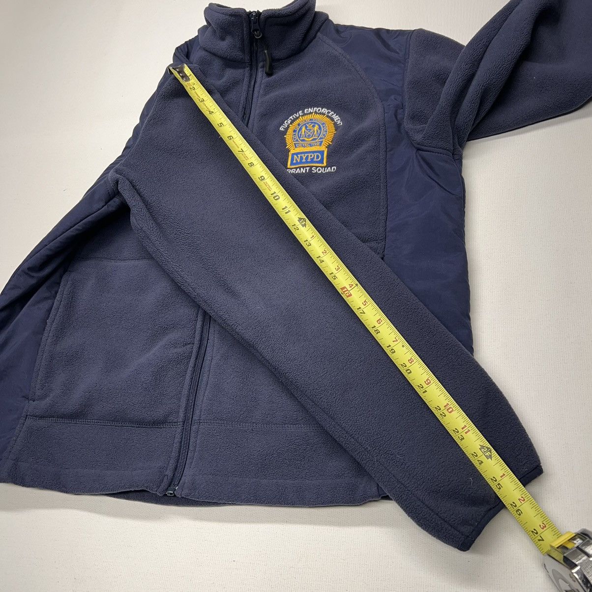 Other NYPD Fleece Sweatshirt Blue Zip Police Warrant Enforcement Size US M / EU 48-50 / 2 - 20 Thumbnail