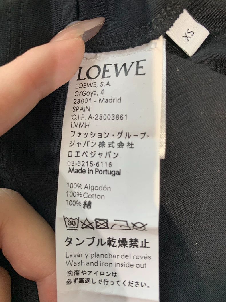 Loewe LOEWE Short sleeves with black floral patterns Size XS / US 0-2 / IT 36-38 - 3 Thumbnail