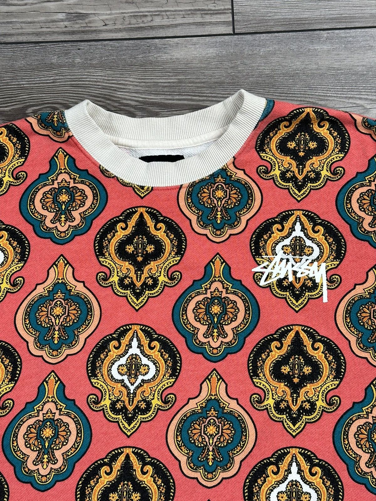 Stussy × Vintage Stussy Paisley Crewneck Size US M / EU 48-50 / 2 - 3 Thumbnail