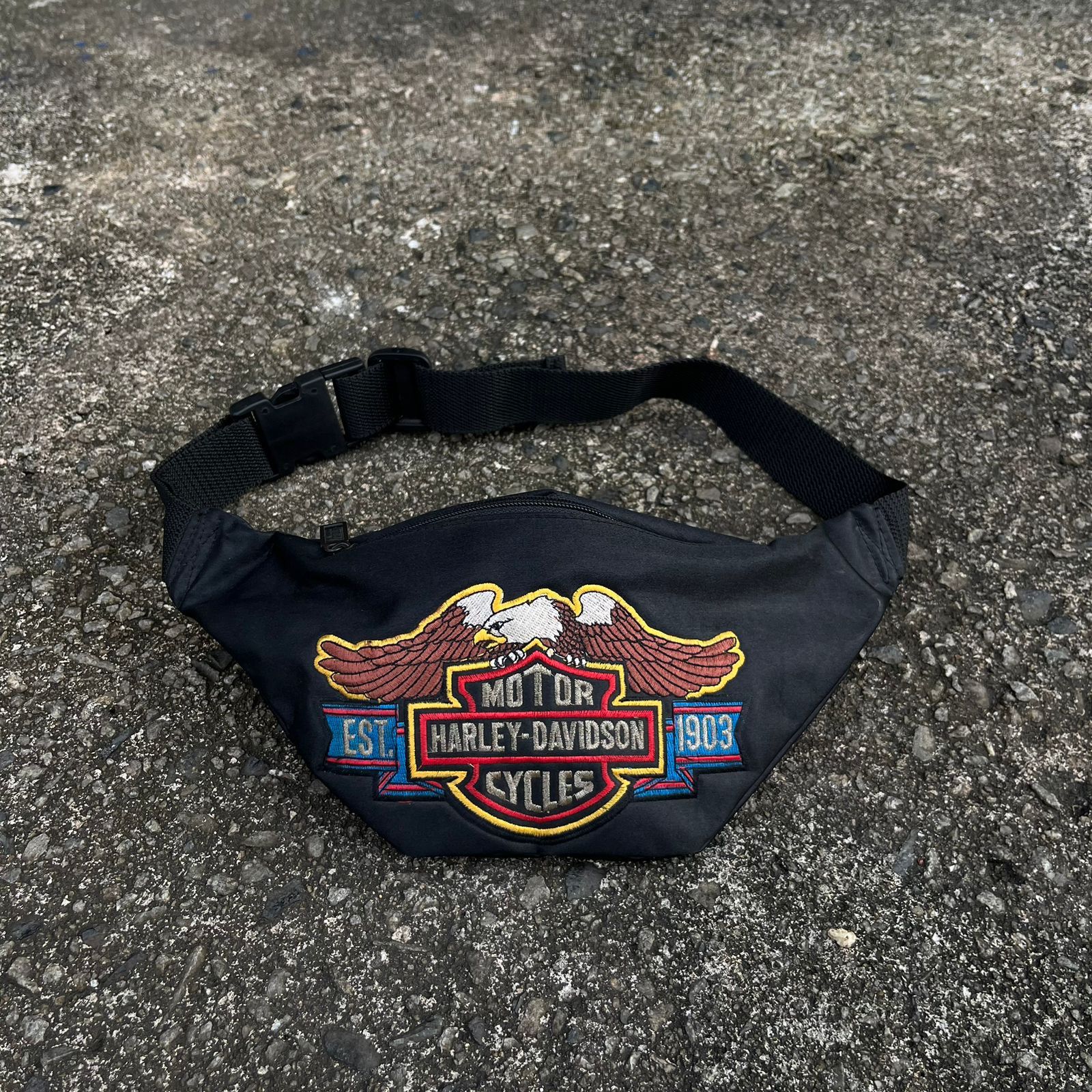 Harley Davidson × Vintage Rare Vintage Harley Davidson waist pack Size ONE SIZE - 1 Thumbnail