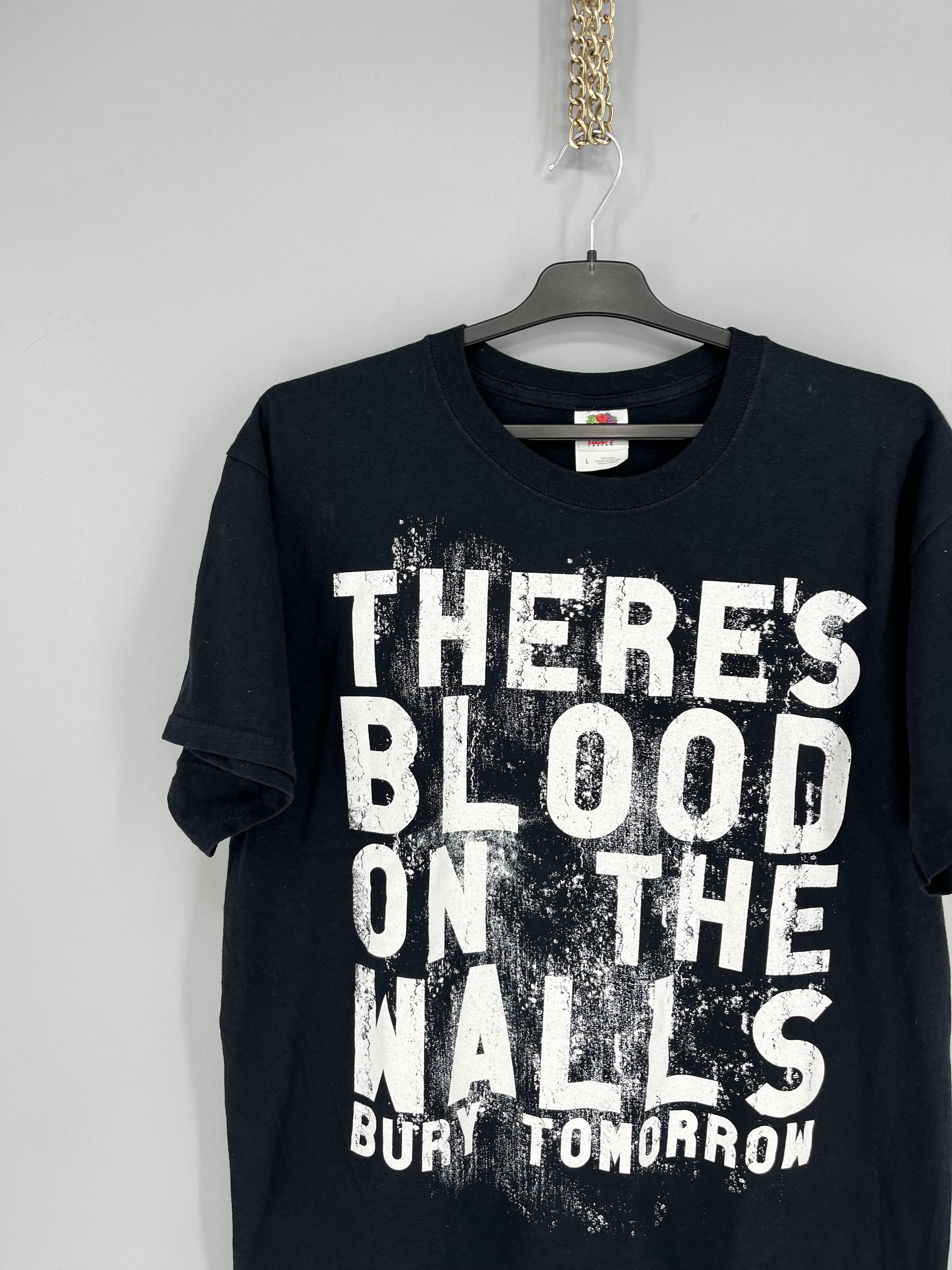 Band Tees × Vintage Vintage Y2K Bury Tomorrow – Bitemarks Lyrics Band Rock Stree Size US L / EU 52-54 / 3 - 4 Thumbnail