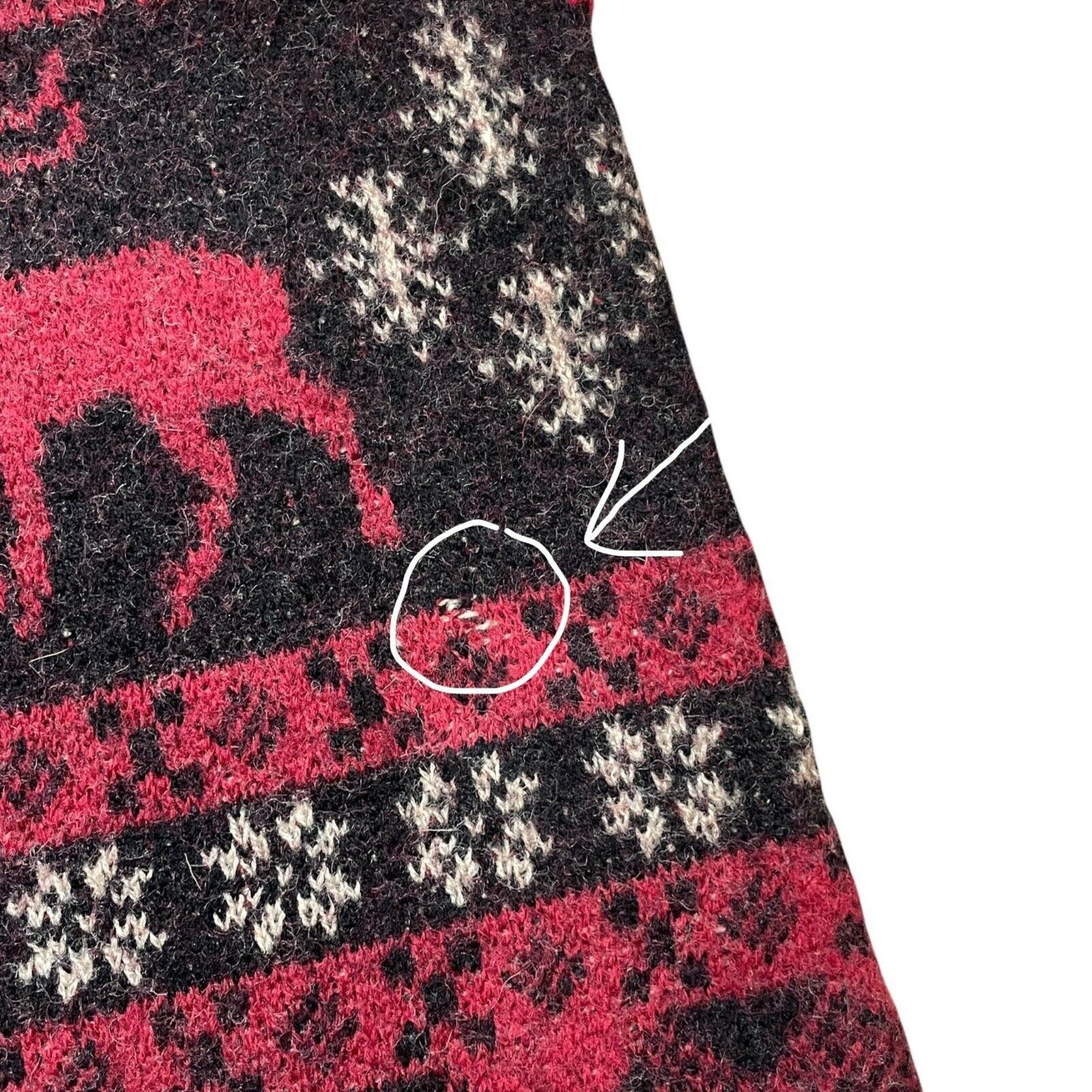 Vintage Vintage 100% Wool Red V-Neck Zip Up Sweater Vest ALPS Medium Size M / US 6-8 / IT 42-44 - 7 Thumbnail