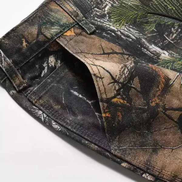 Japanese Brand VIBE High Street fake camouflage leaf print baggy jeans Size US 30 / EU 46 - 3 Thumbnail