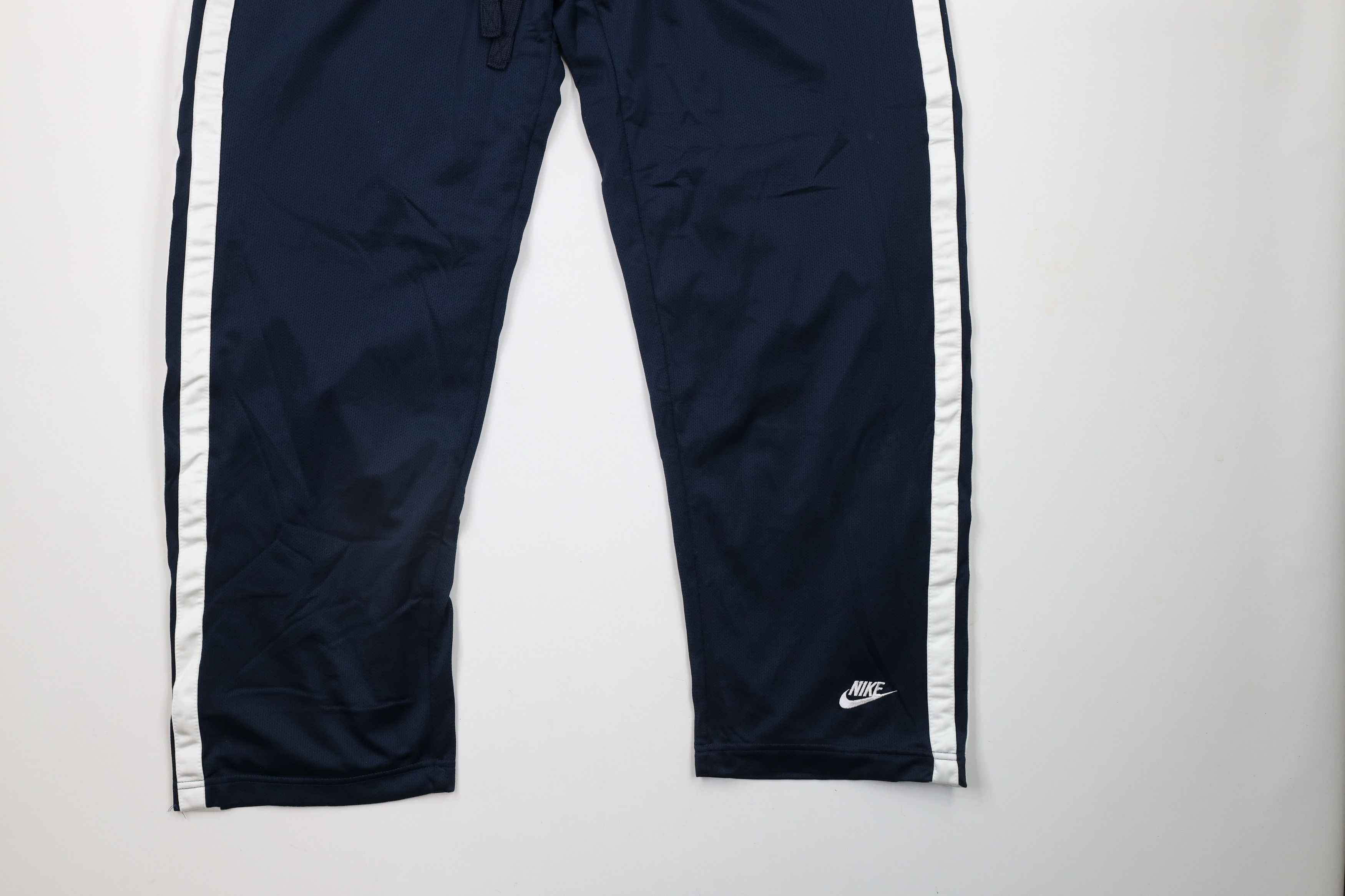 Nike × Vintage Vintage Nike Mini Swoosh Spell Out Wide Leg Mesh Sweatpants Size US 38 / EU 54 - 4 Thumbnail