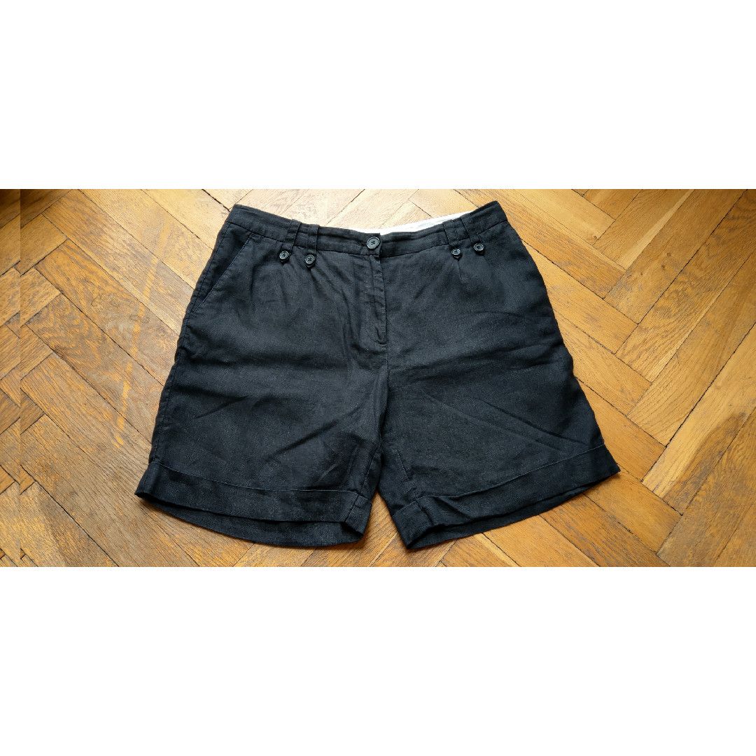 Vintage 100% Linen Goth Shorts Pants Loose Grunge Raver Opium Baggy Size US 32 / EU 48 - 1 Thumbnail
