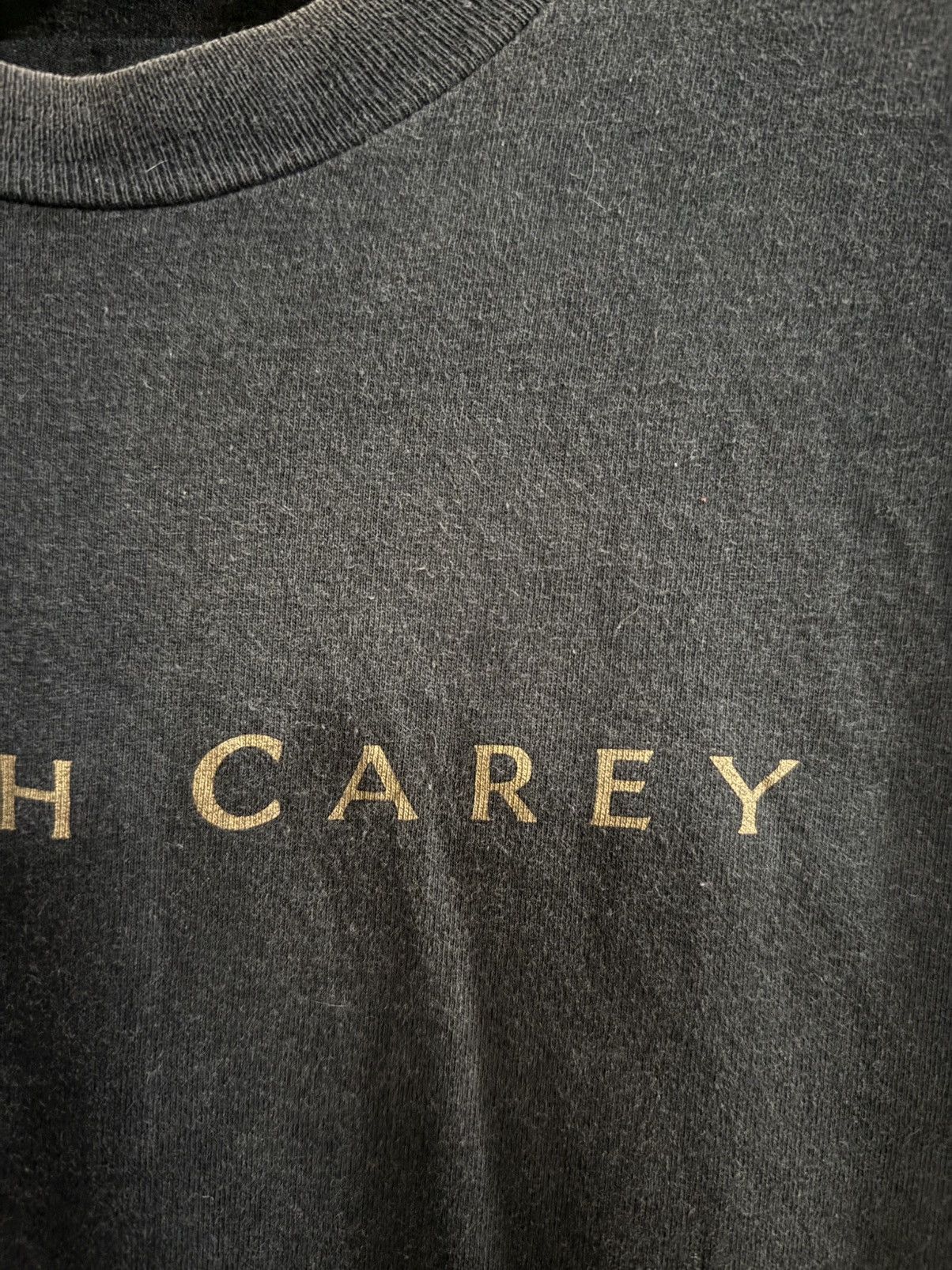 Band Tees Thrashed Vintage 90s Mariah Carey X Kose Promotional Tee Size US L / EU 52-54 / 3 - 7 Thumbnail