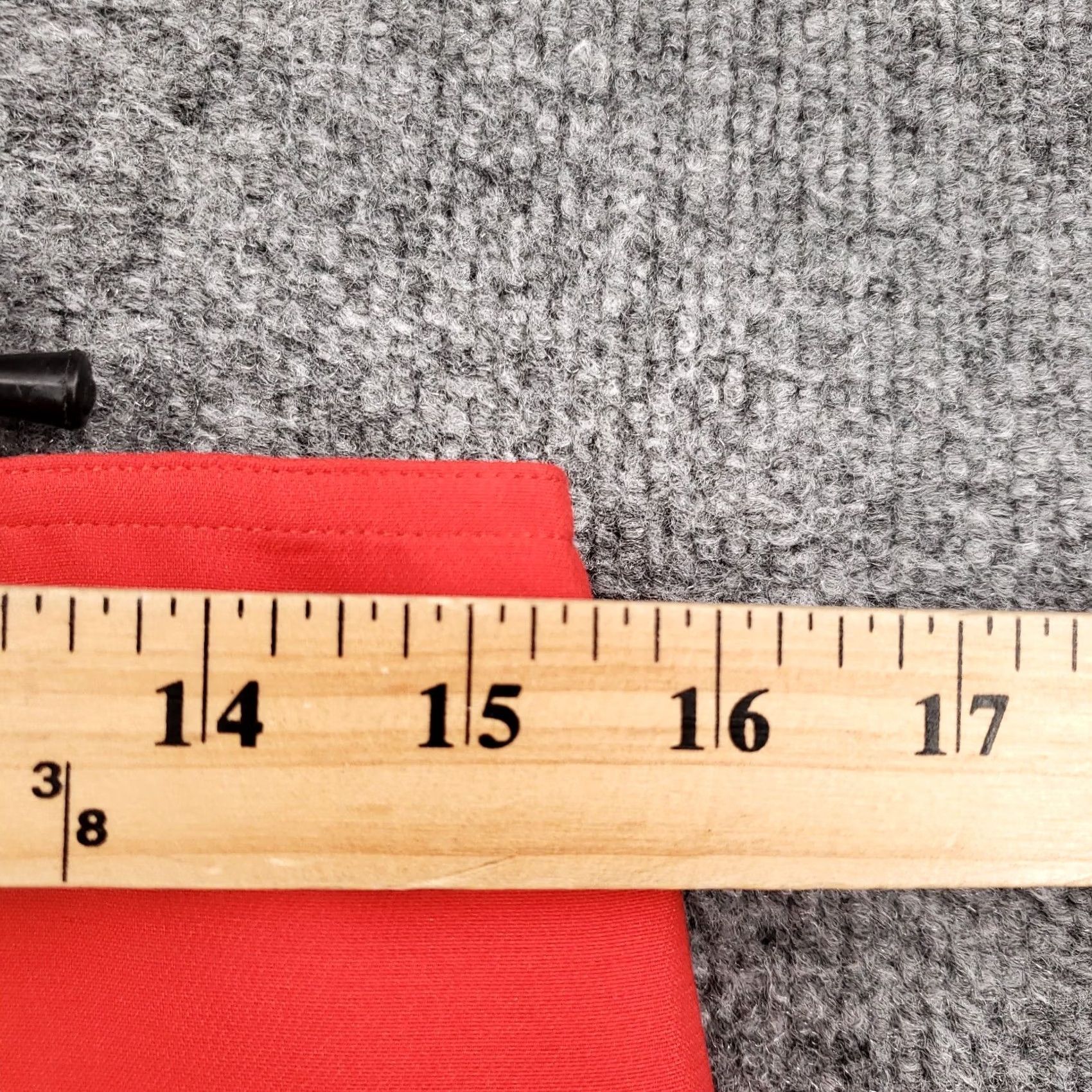 Ellen Tracy Ellen Tracy Dress Pants Womens Size 10 Red High Rise Flat Front Straight Size 32" / US 10 / IT 46 - 6 Thumbnail