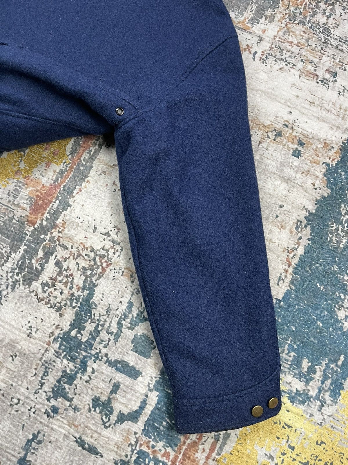 I. Spiewak And Sons Vintage Spiewak Golden Fleece Navy Wool Jackets Size US S / EU 44-46 / 1 - 8 Thumbnail