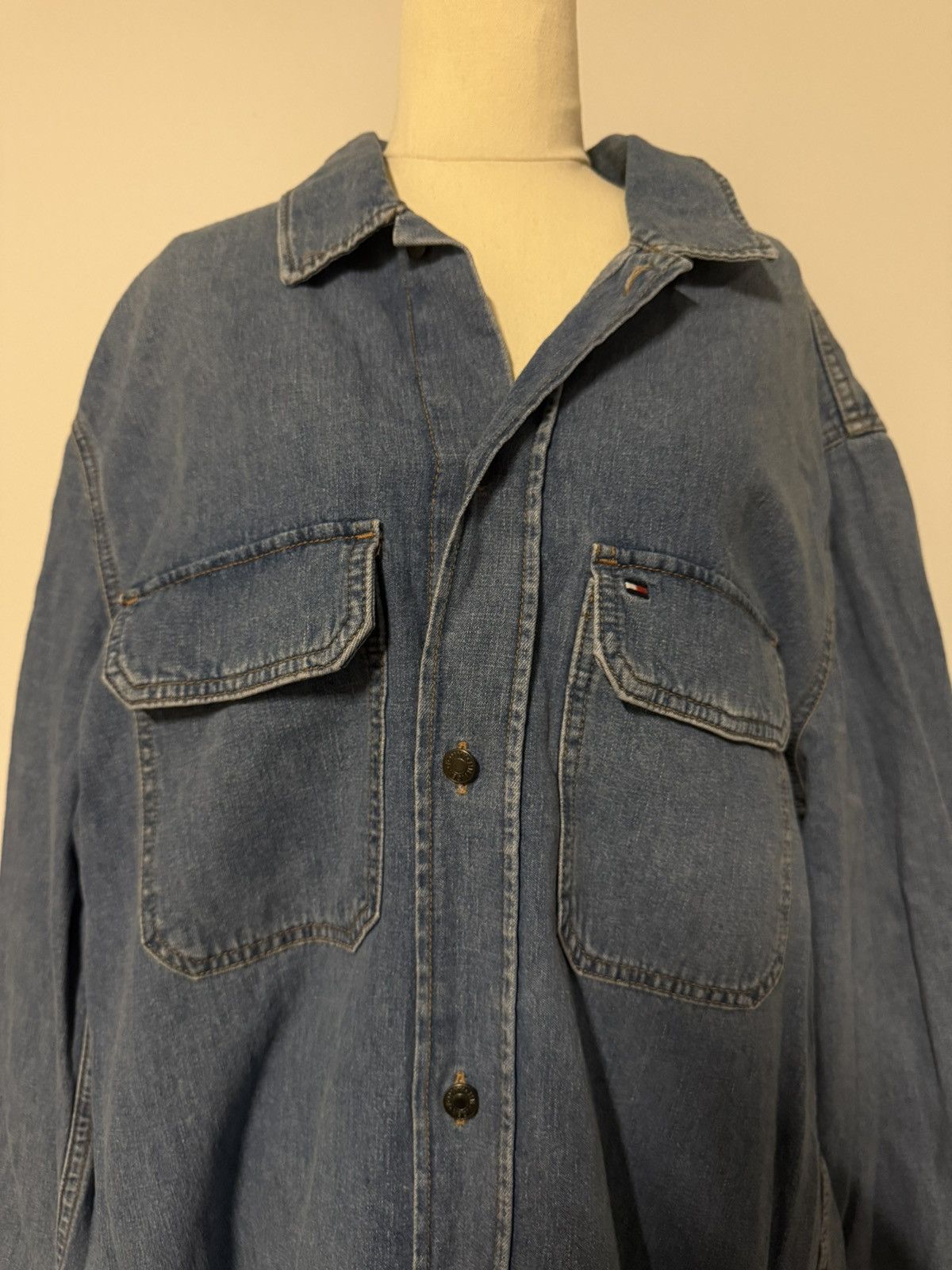 Tommy Hilfiger Tommy Hilfiger Demin Jacket Size US XL / EU 56 / 4 - 2 Thumbnail