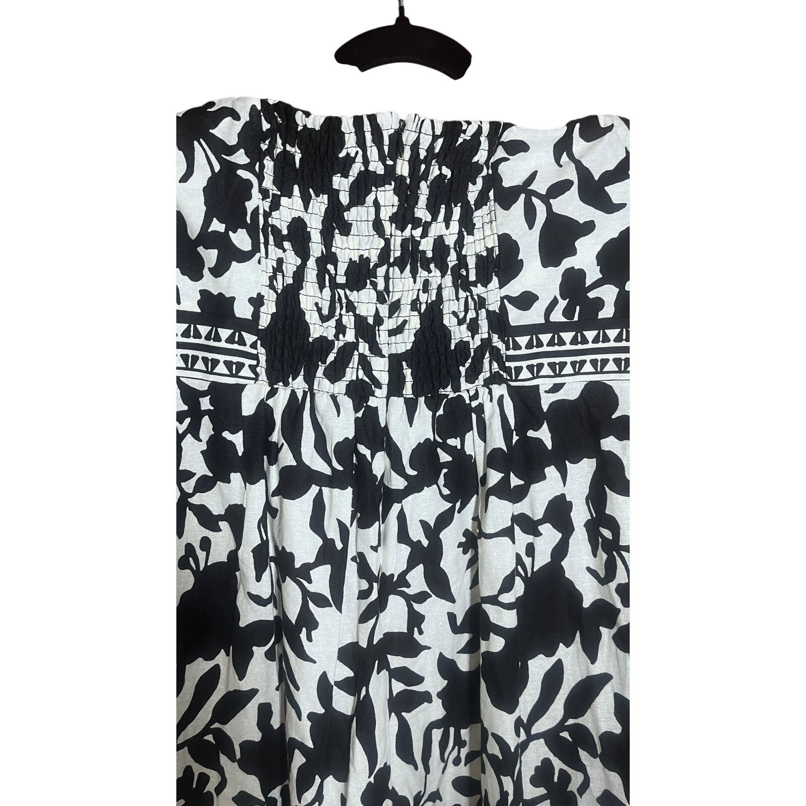 Other MSK Black & White Strapless Jumpsuit Wide Leg NWT Size Large Size 36" / US 14 / IT 50 - 9 Thumbnail
