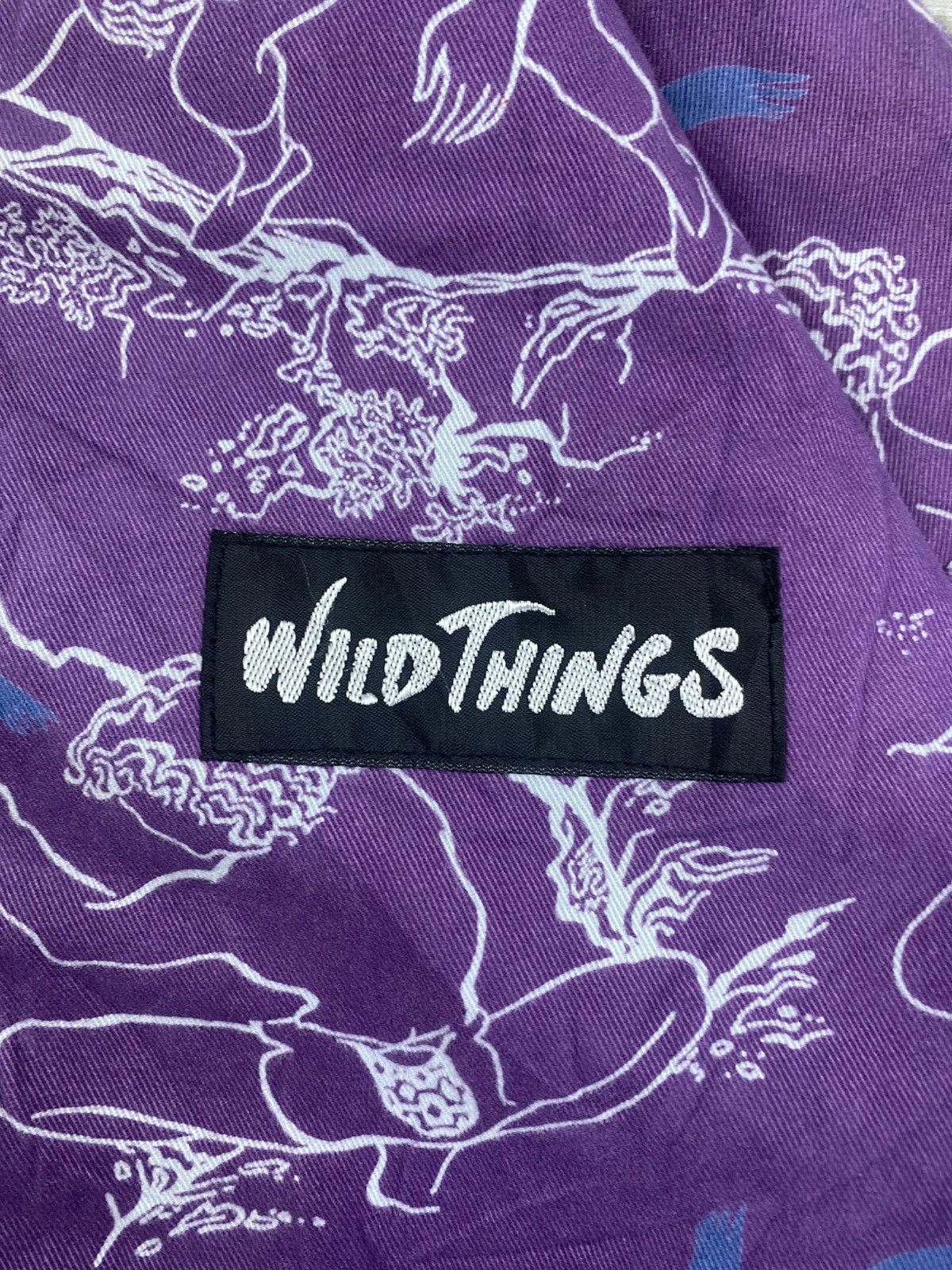 Japanese Brand × Vintage × Wild Things Vintage Wild Things Full Printed Reversible Zipper Jacket Size US L / EU 52-54 / 3 - 13 Thumbnail