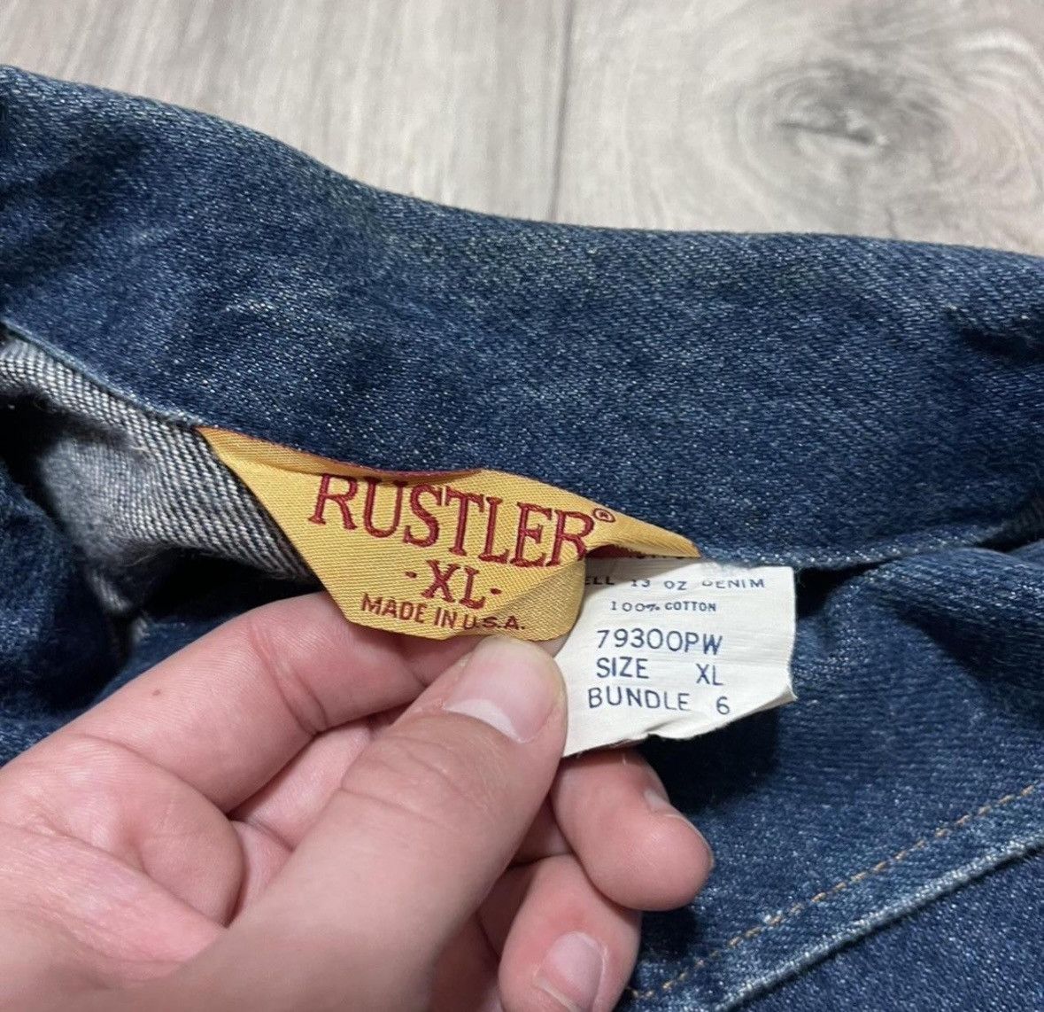 Rustler vintage rustler Jean jacket Size US XL / EU 56 / 4 - 2 Thumbnail