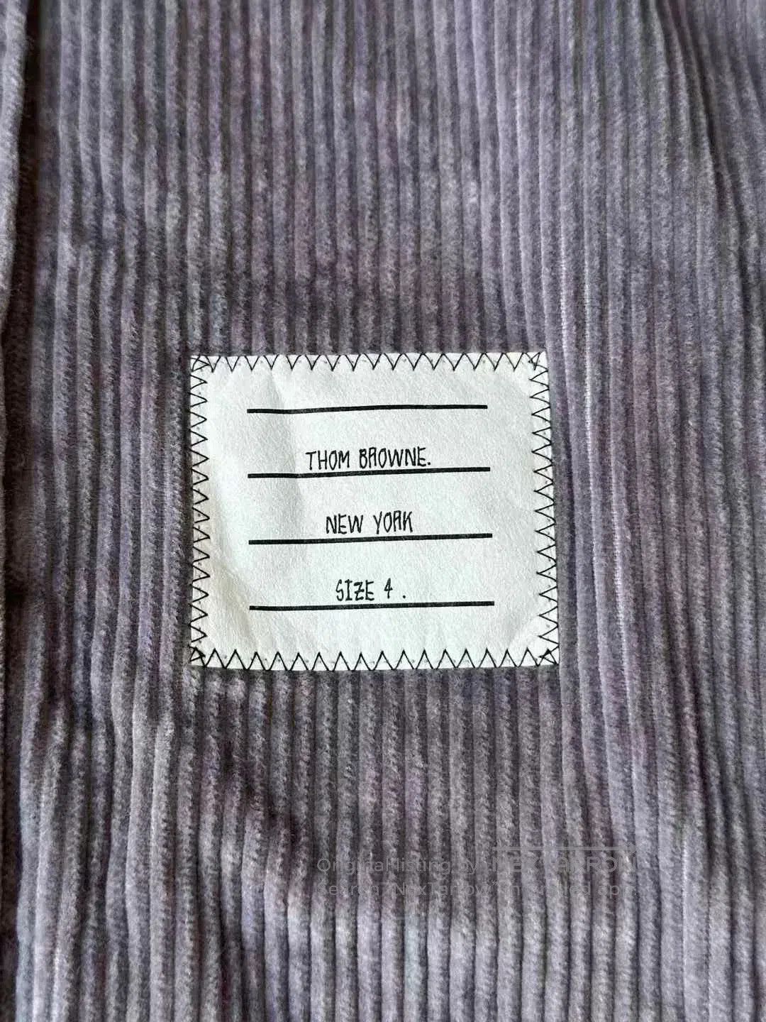 Thom Browne thom browne gray corduroy shirt jacket. Size US M / EU 48-50 / 2 - 4 Thumbnail