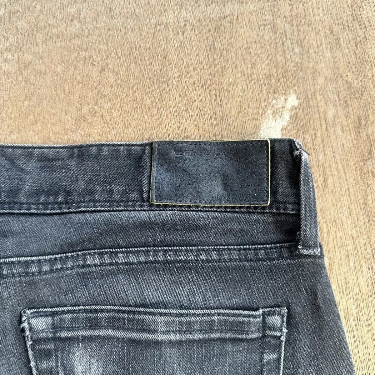 Fragment Design × Vanquish BLACK BY VANQUISH Jeans Blank Stretchable Rugged Pants Size US 31 - 13 Thumbnail
