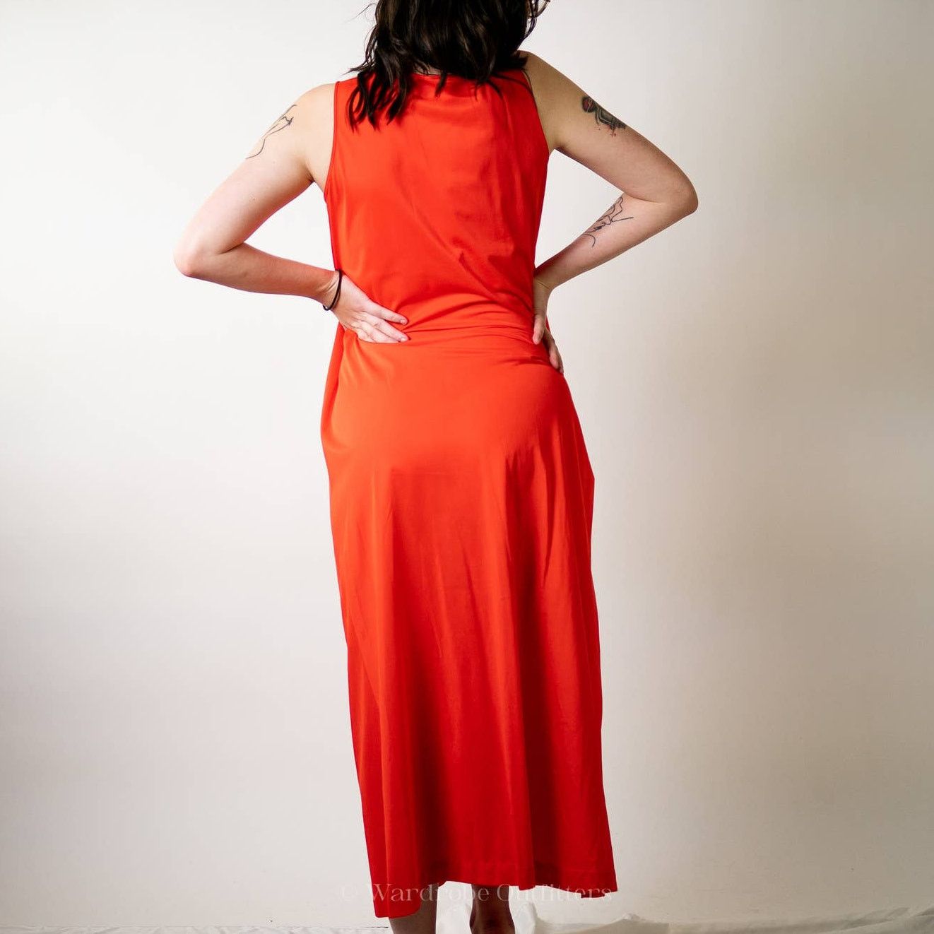 Vintage Vintage 1960's Embroidered Gossard Artemis Coral Dress Size M / US 6-8 / IT 42-44 - 5 Thumbnail
