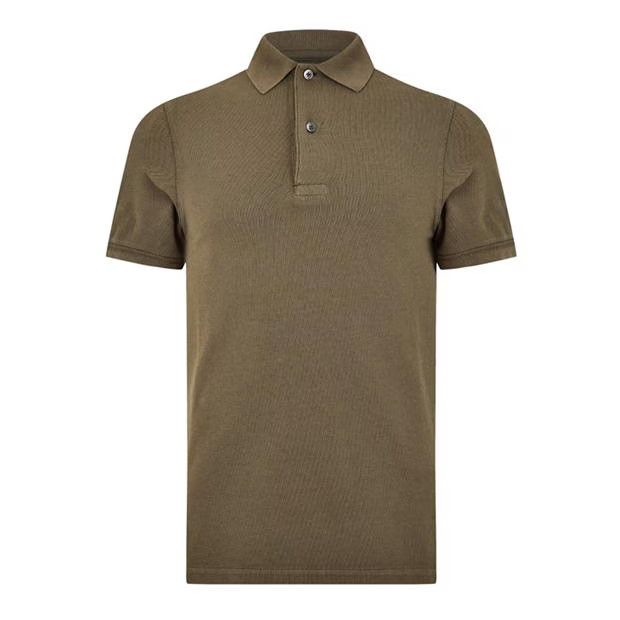 Tom Ford o1g2r1mq0724 Polo Shirts in Olive Size US L / EU 52-54 / 3 - 1 Thumbnail