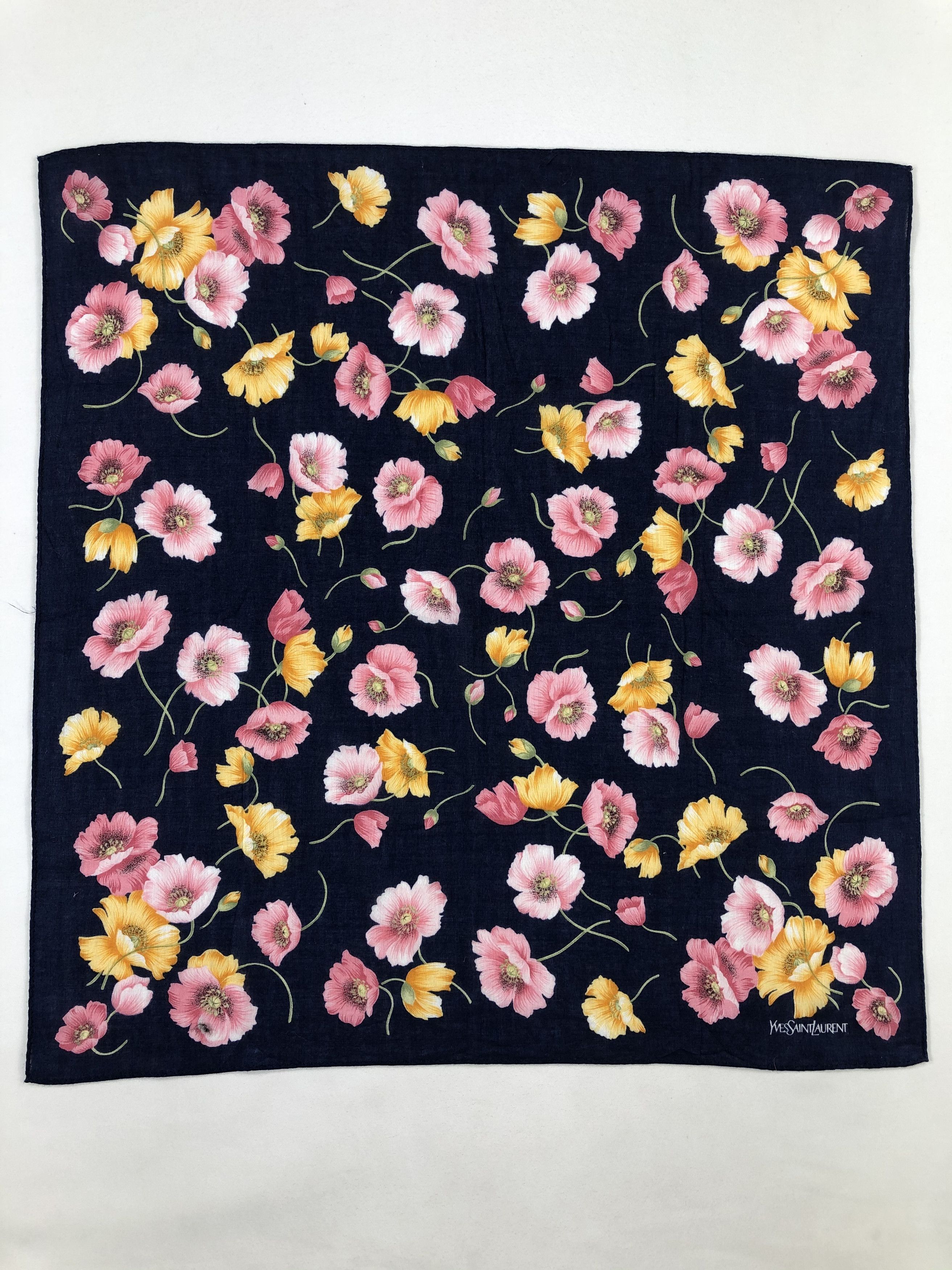 Vintage × Yves Saint Laurent Yves Saint Laurent Handkerchief / Bandana / Neckerchief Size ONE SIZE - 2 Thumbnail